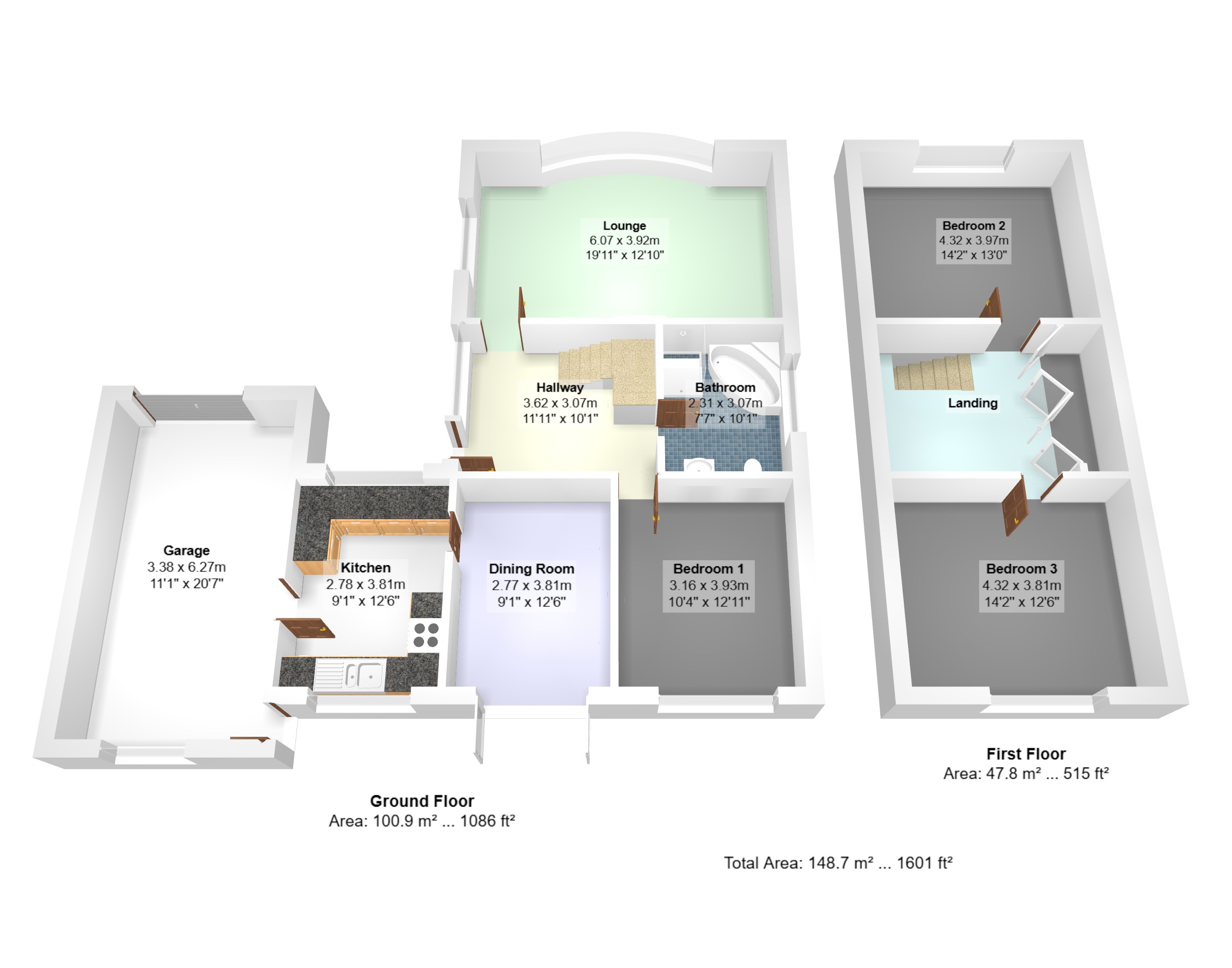 58, Levens Drive, Poulton Le Fylde floorplan
