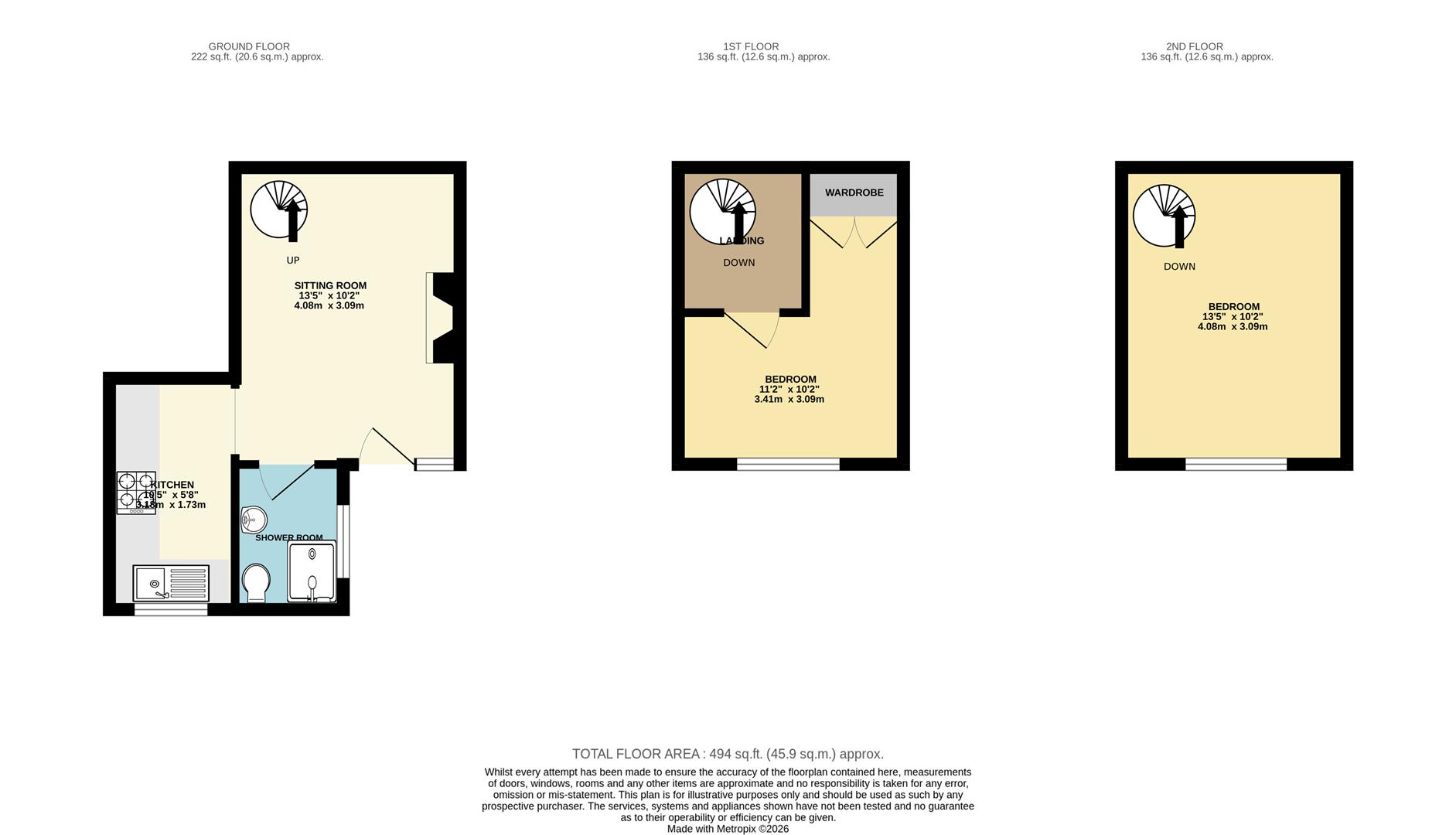14, Steep Street, Chepstow floorplan