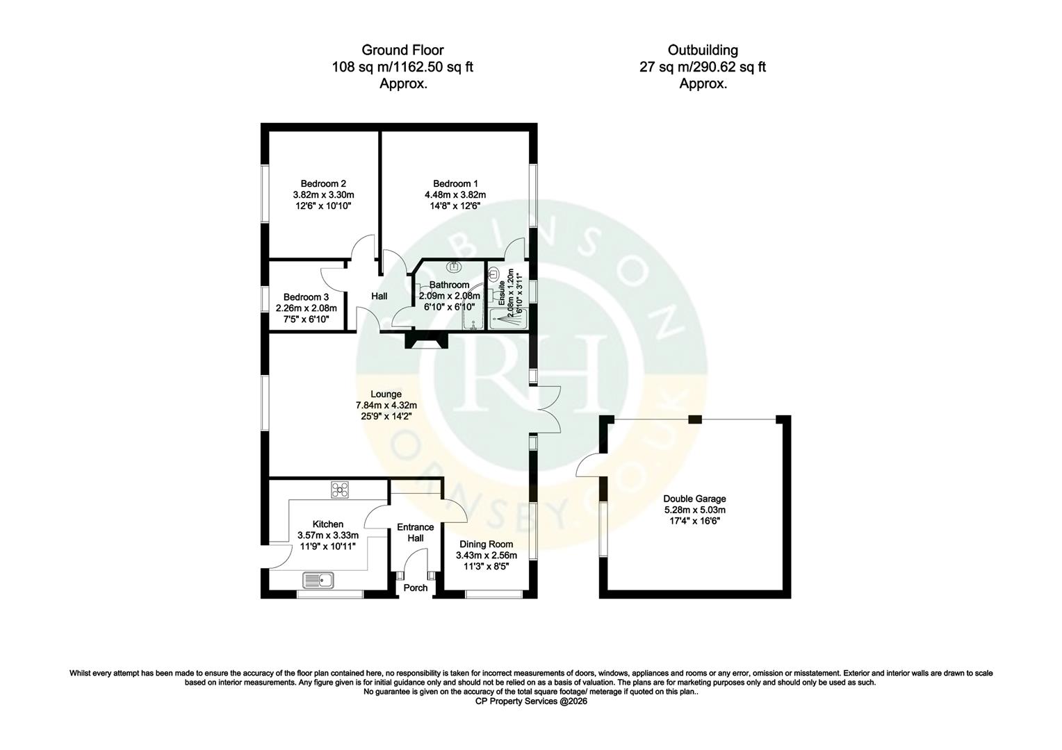 52A, St. Wilfrids Road, Doncaster floorplan