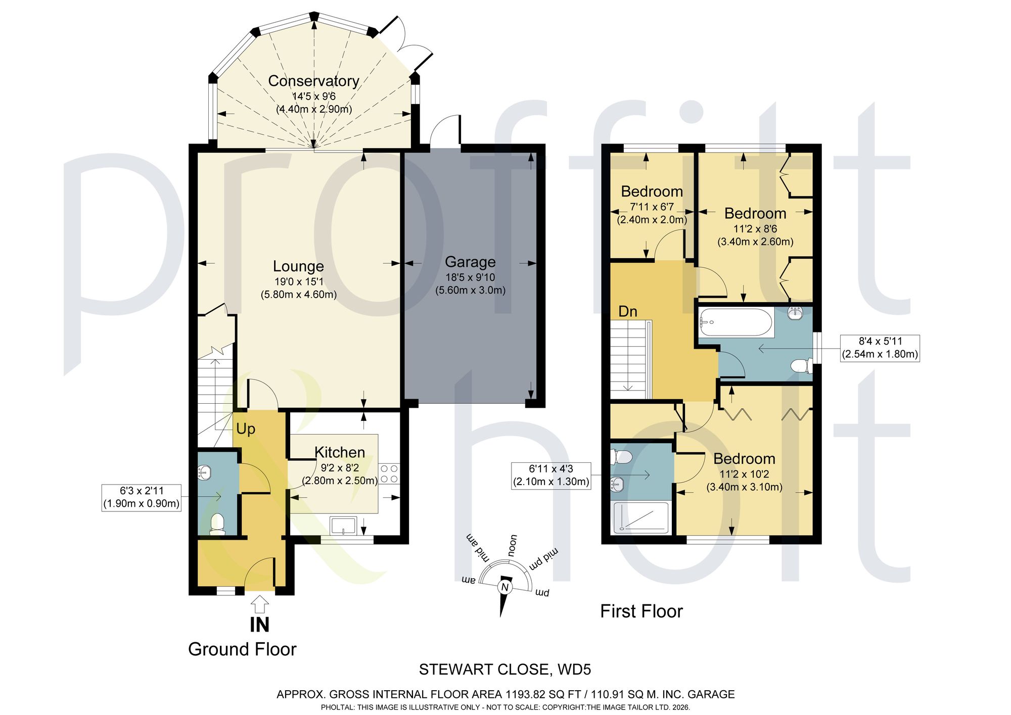 32 Stewart Close, Abbots Langley floorplan