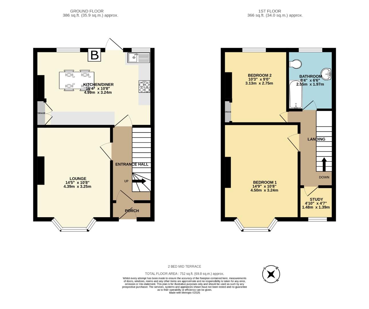 6, Camerton Road, Bristol floorplan