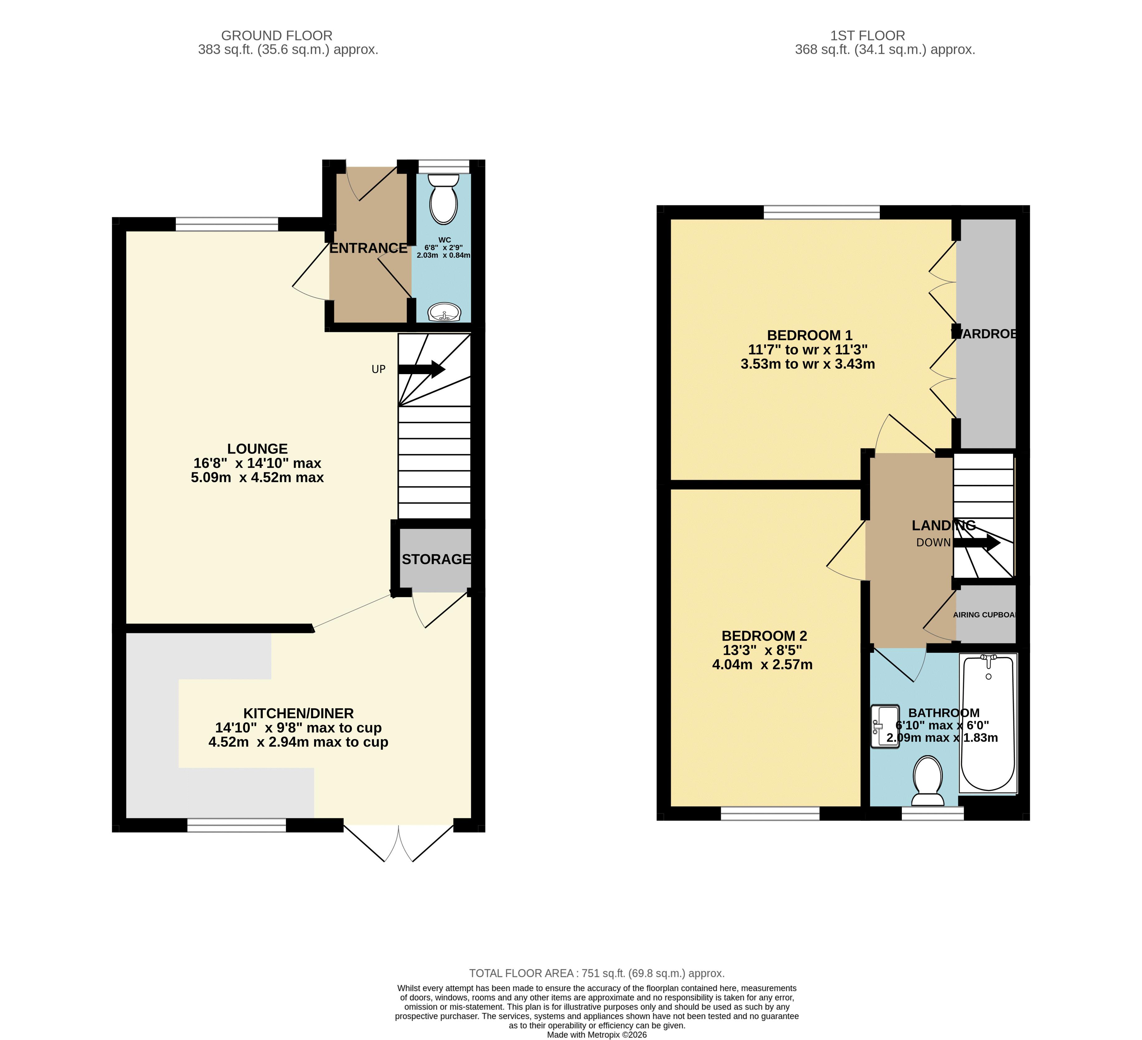 34, Jubilee Close, Lincoln floorplan