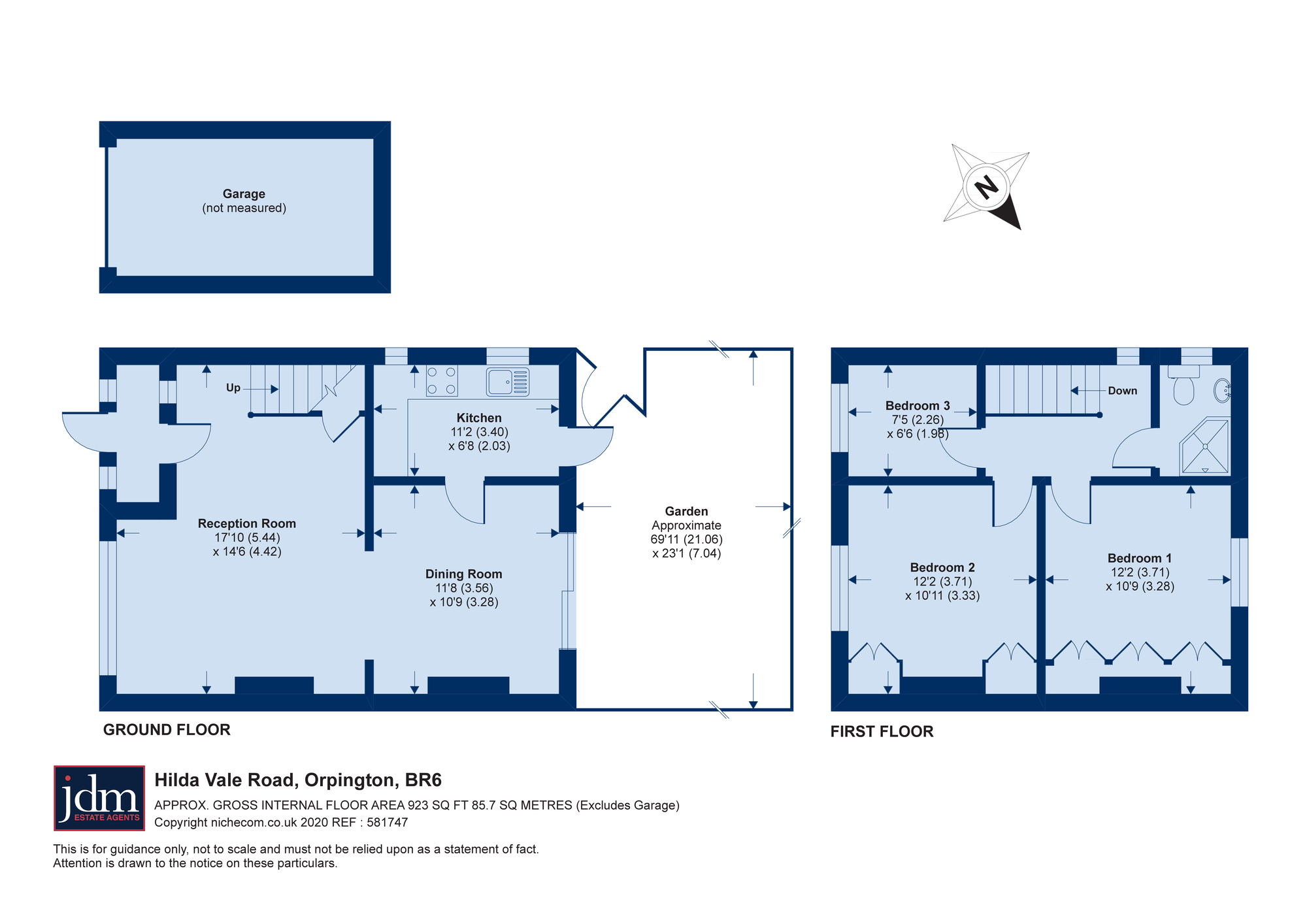 3 bed semidetached house for sale in Hilda Vale Road, Farnborough