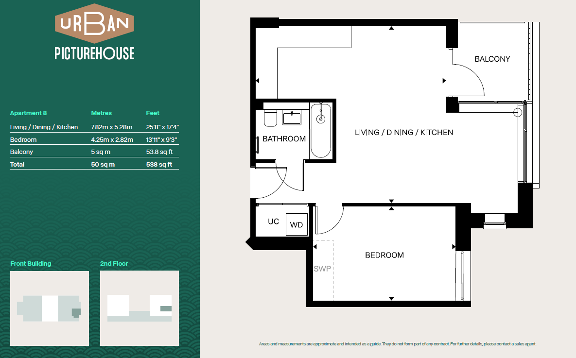 Plot 8, UPH, Urban Picturehouse +++,, The Urban Picturehouse, Sidcup floorplan