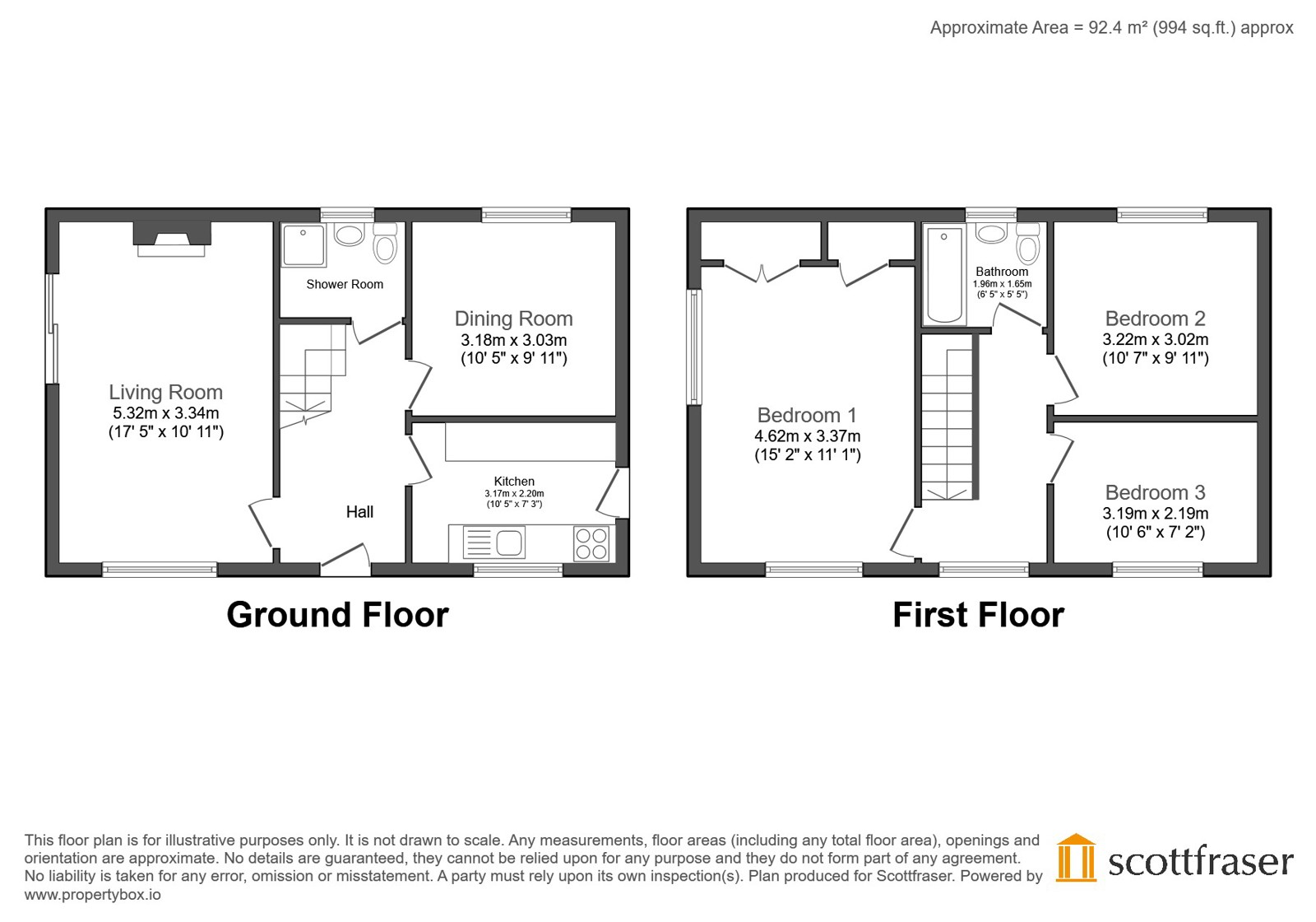 Swithland Cottage, Old Boars Hill, Oxfordshire floorplan