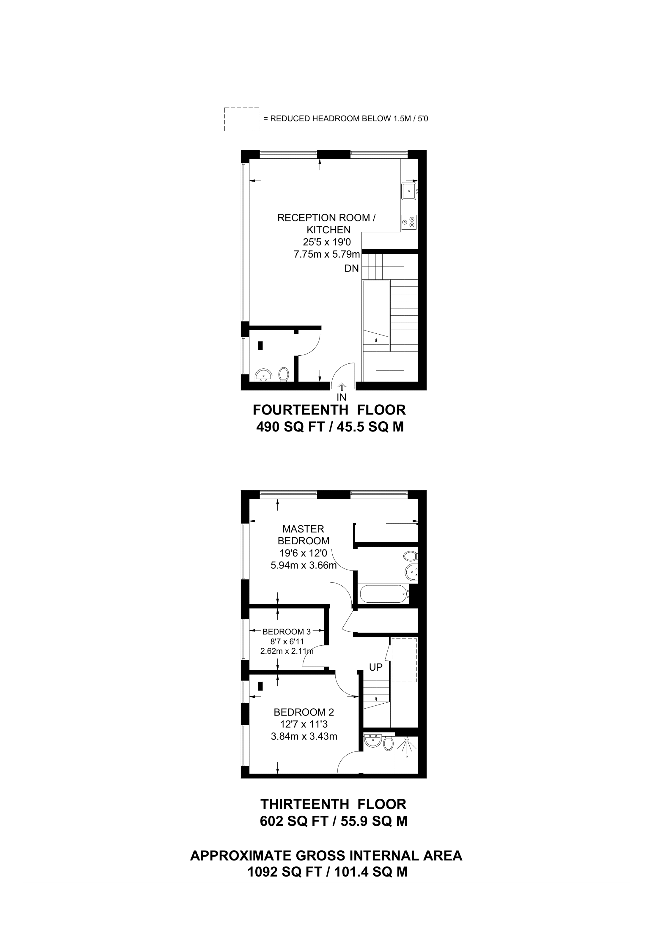 2 Bedrooms Flat to rent in Highgate Hill, Archway N19