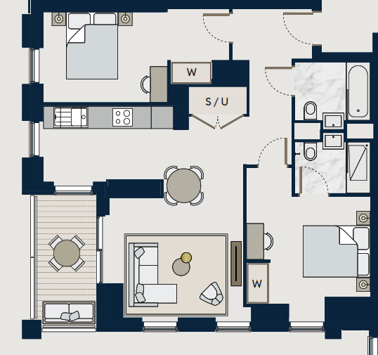 One Thames Quay, Canary Wharf, E14, One Thames Quay, Canary Wharf, E14, London floorplan