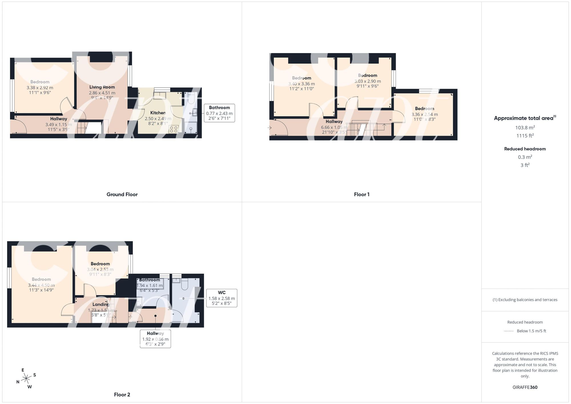 17 Viaduct Road 5 bed, Brighton floorplan