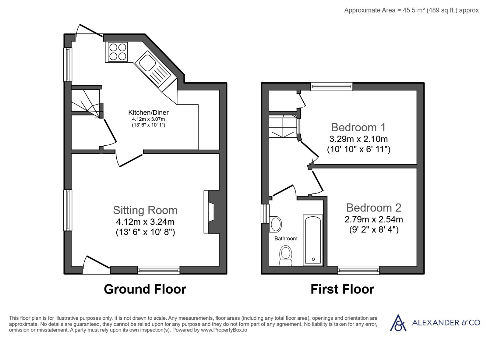 55, Main Street, Milton Keynes floorplan