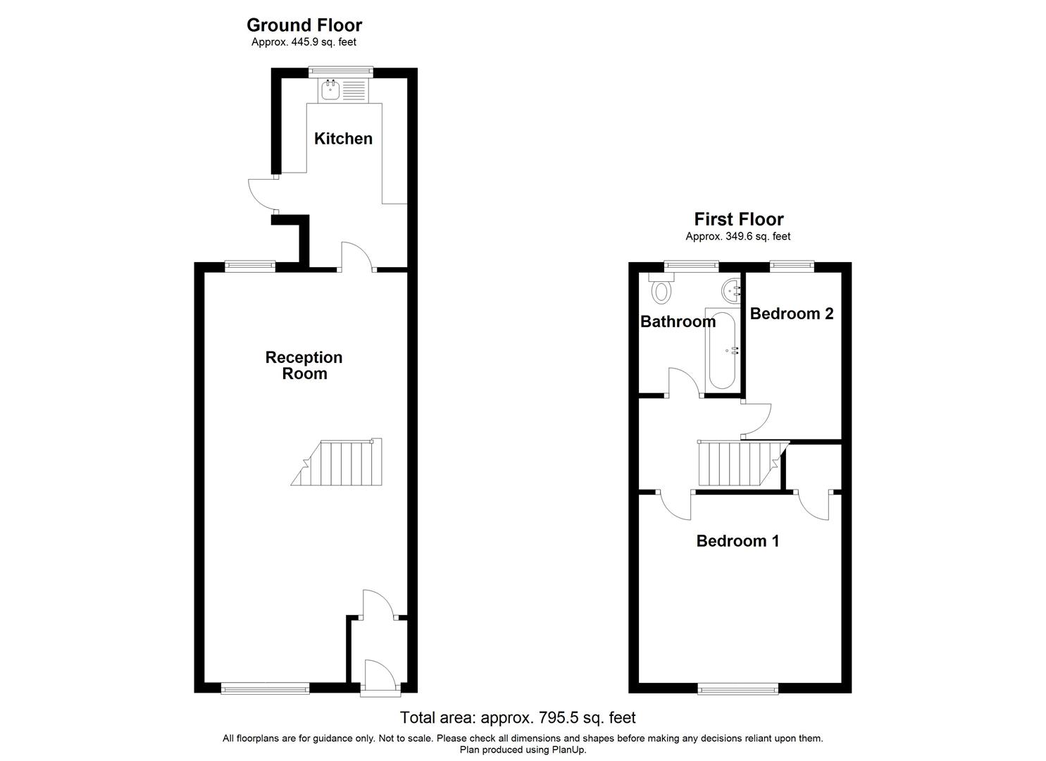 Blackburn Road, Great Harwood, Blackburn BB6, 2 bedroom terraced house