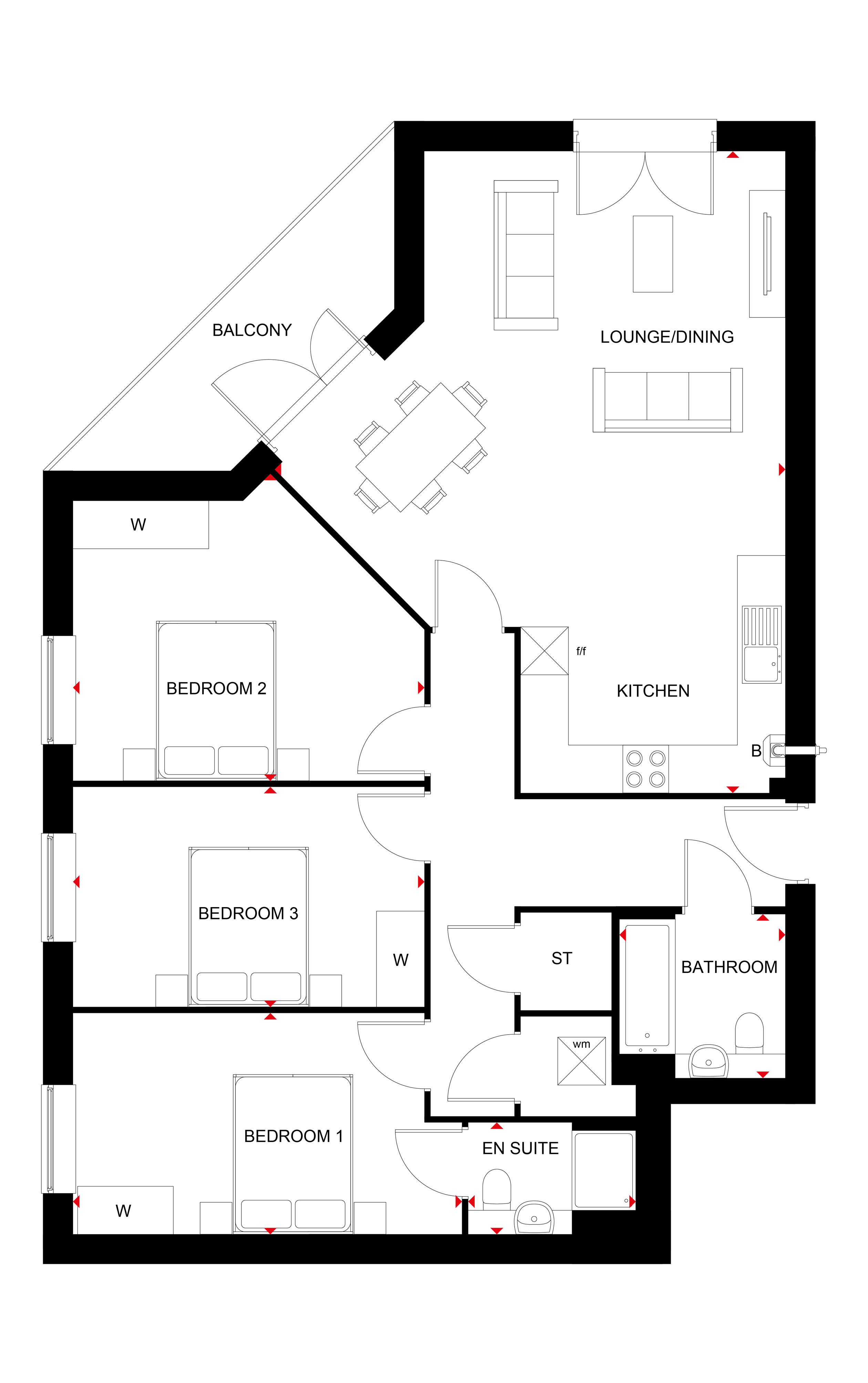 H777011, Darwin Green, Huntingdon Road, Cambridge floorplan