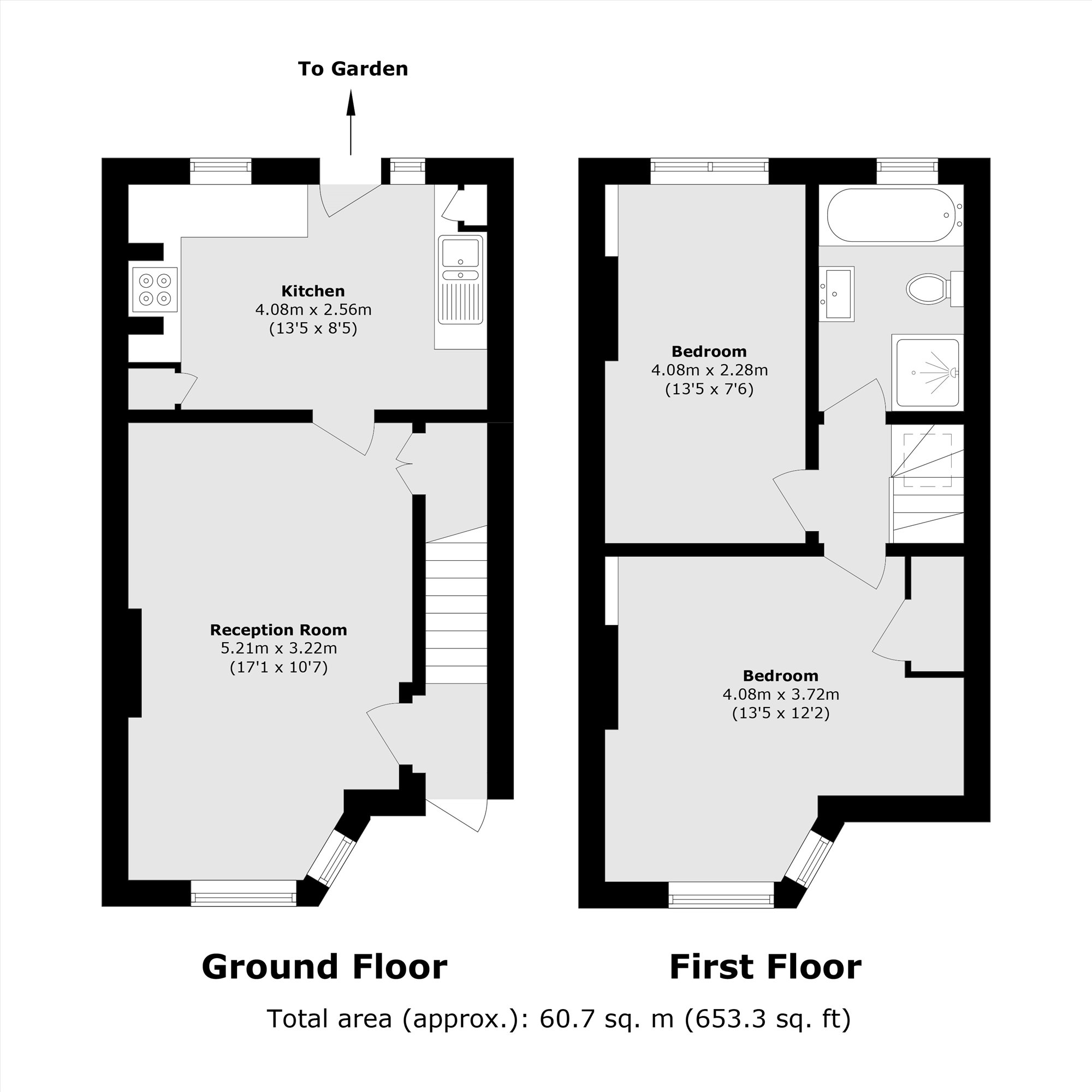 61, Lessingham Avenue, London floorplan