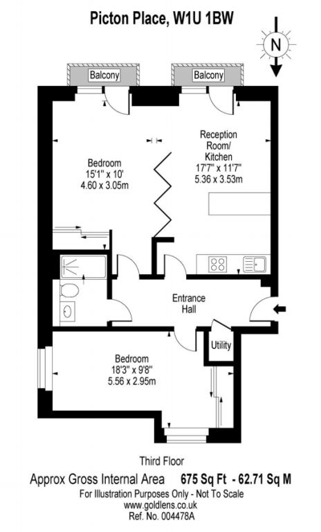 Picton Place, London floorplan