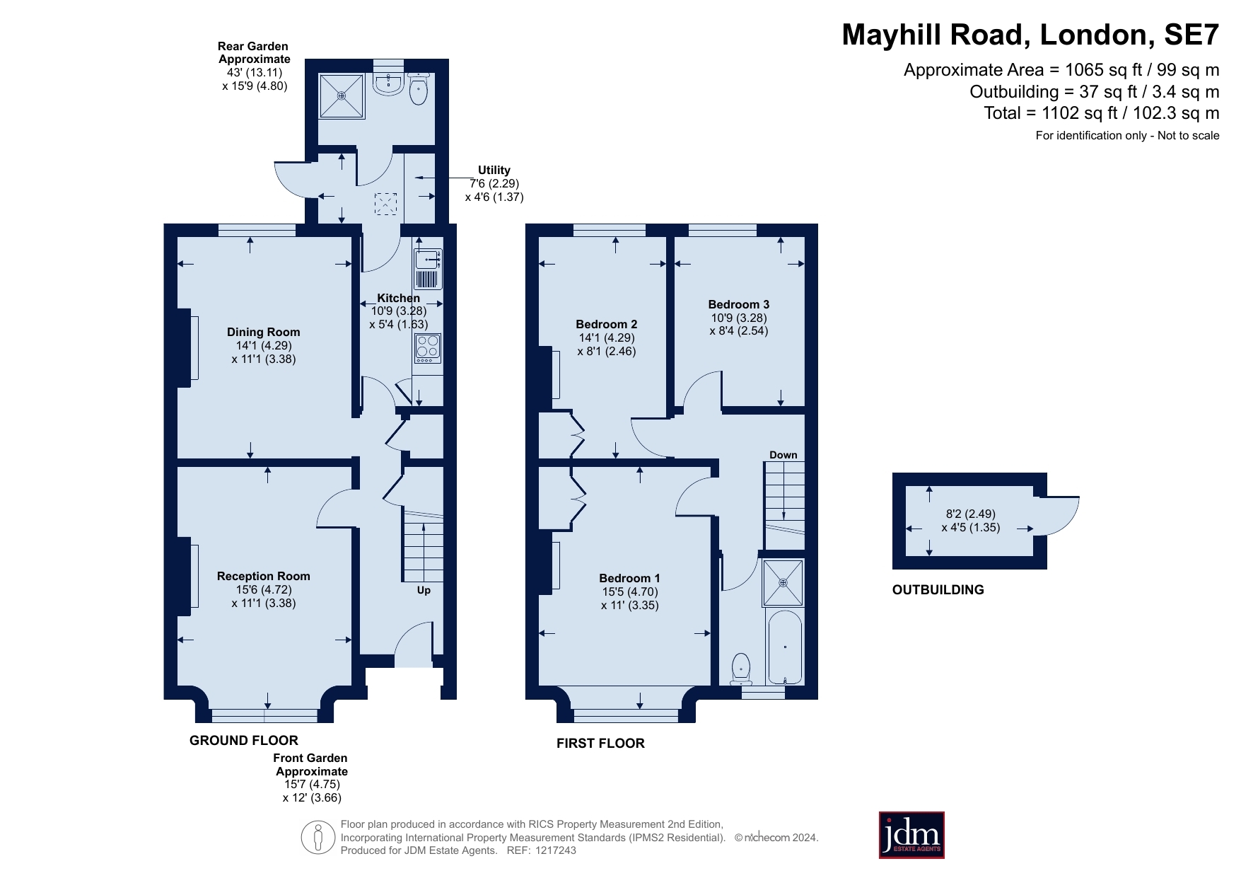 56, Mayhill Road, London floorplan