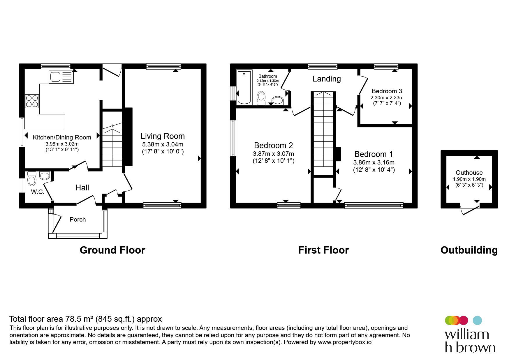 5, Cotleigh Close, Sheffield floorplan