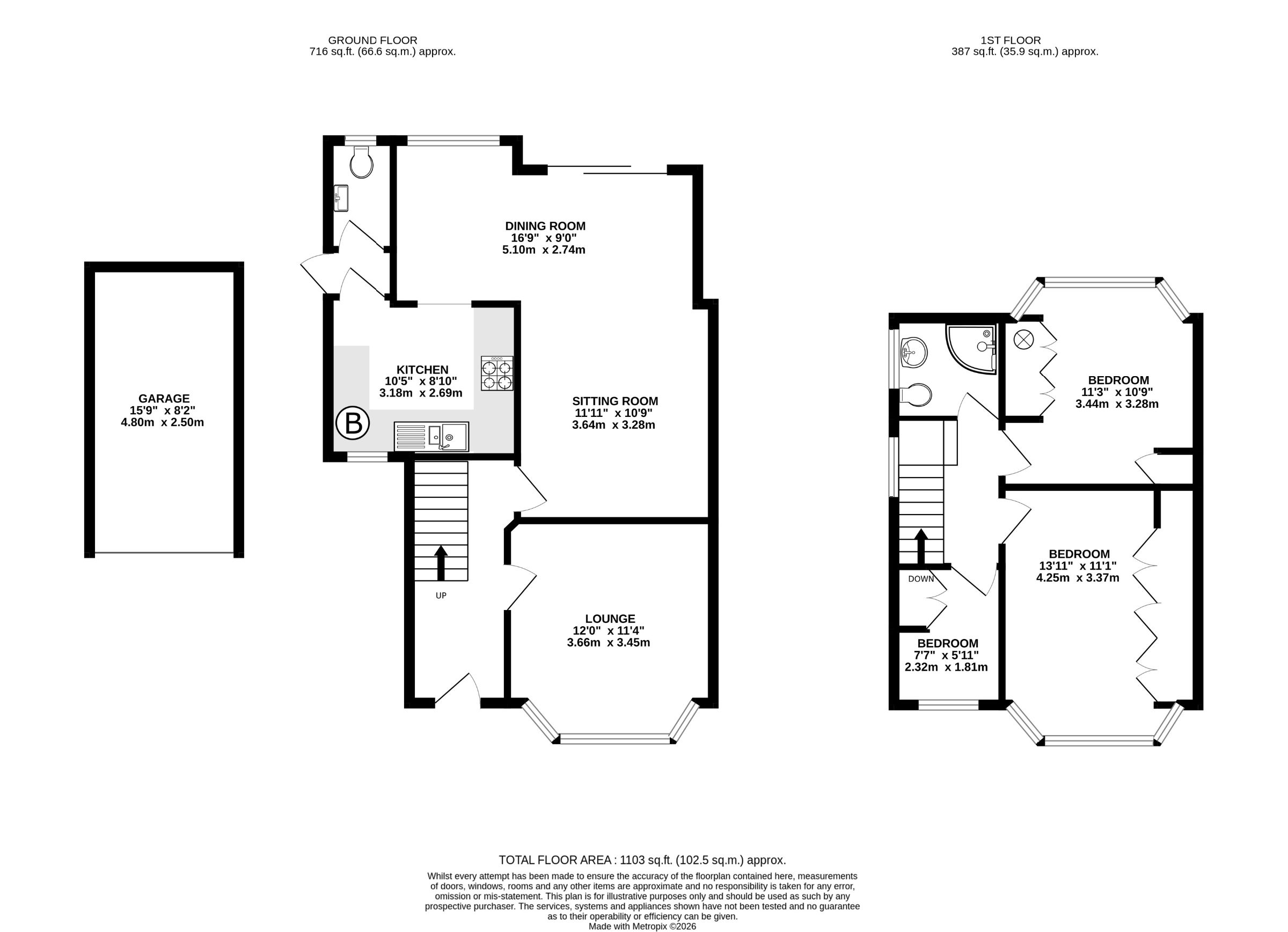 25 Netherby Gardens, Enfield floorplan