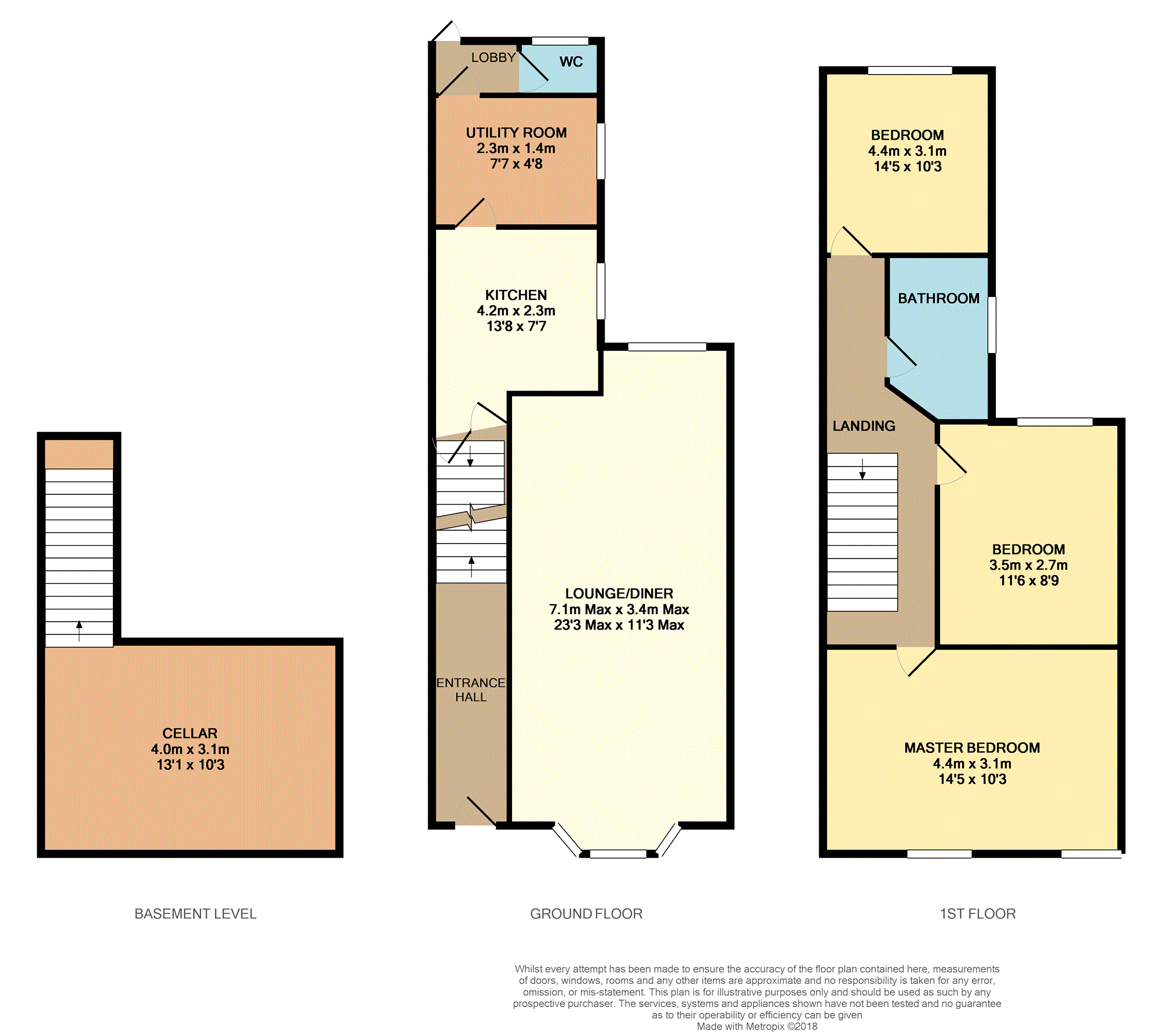 3 Bedrooms Terraced house for sale in Wycliffe Road, Abington, Northampton NN1