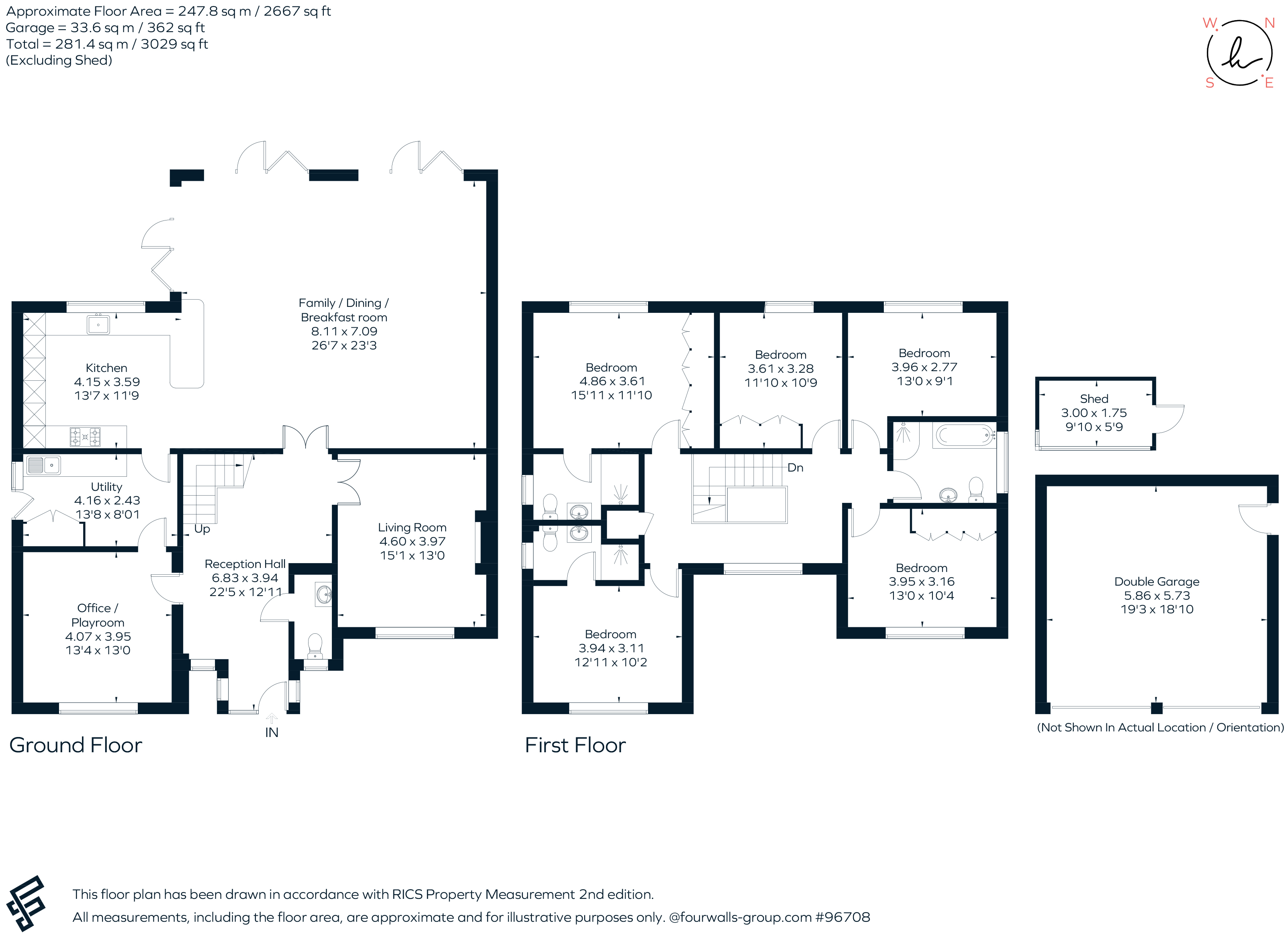 Fyfin House, 183, Upper Chobham Road, Camberley floorplan