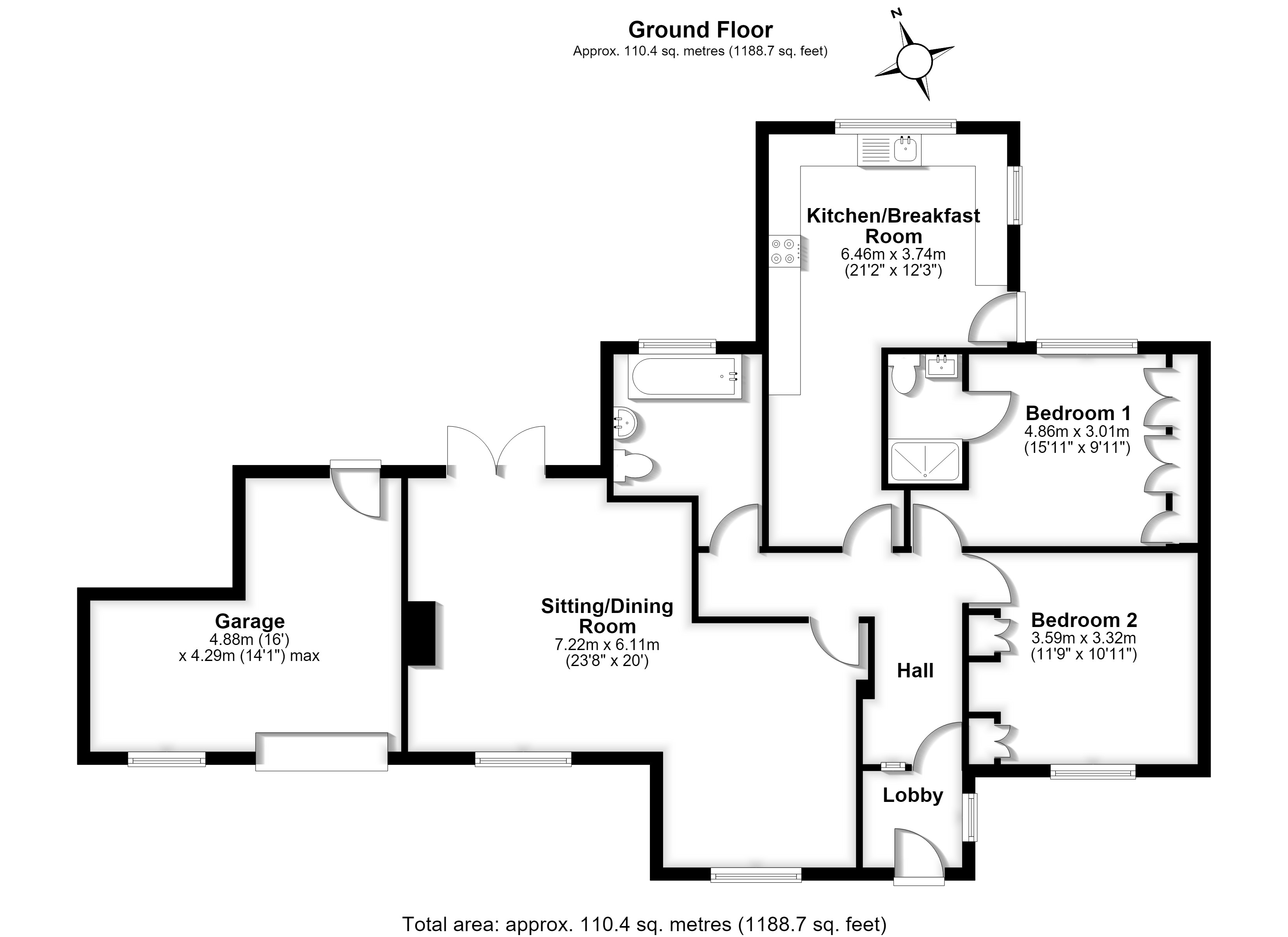 10, St. Johns Crescent, Essex floorplan