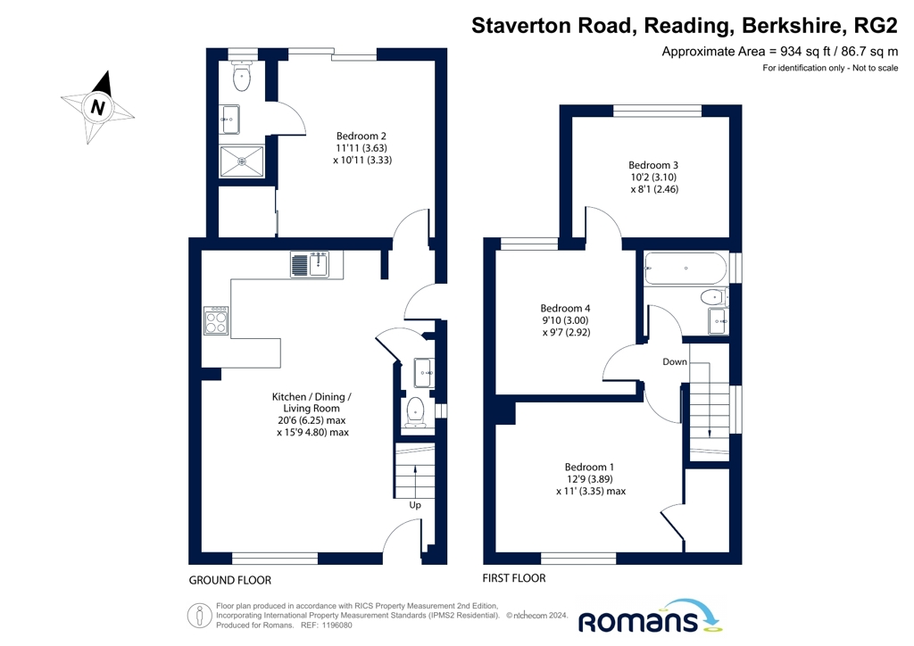 25, Staverton Road, Berkshire floorplan