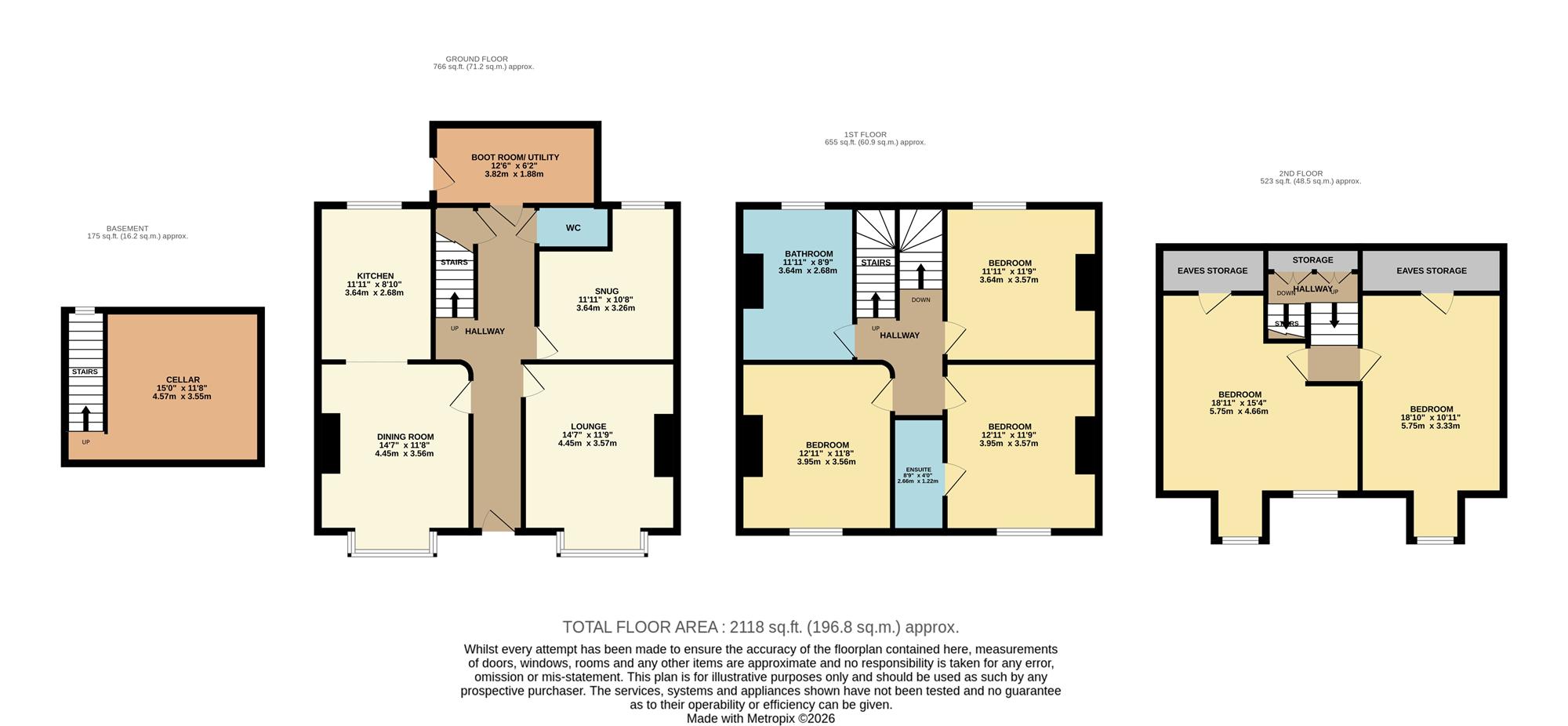 34, Tennyson Road, Kettering floorplan