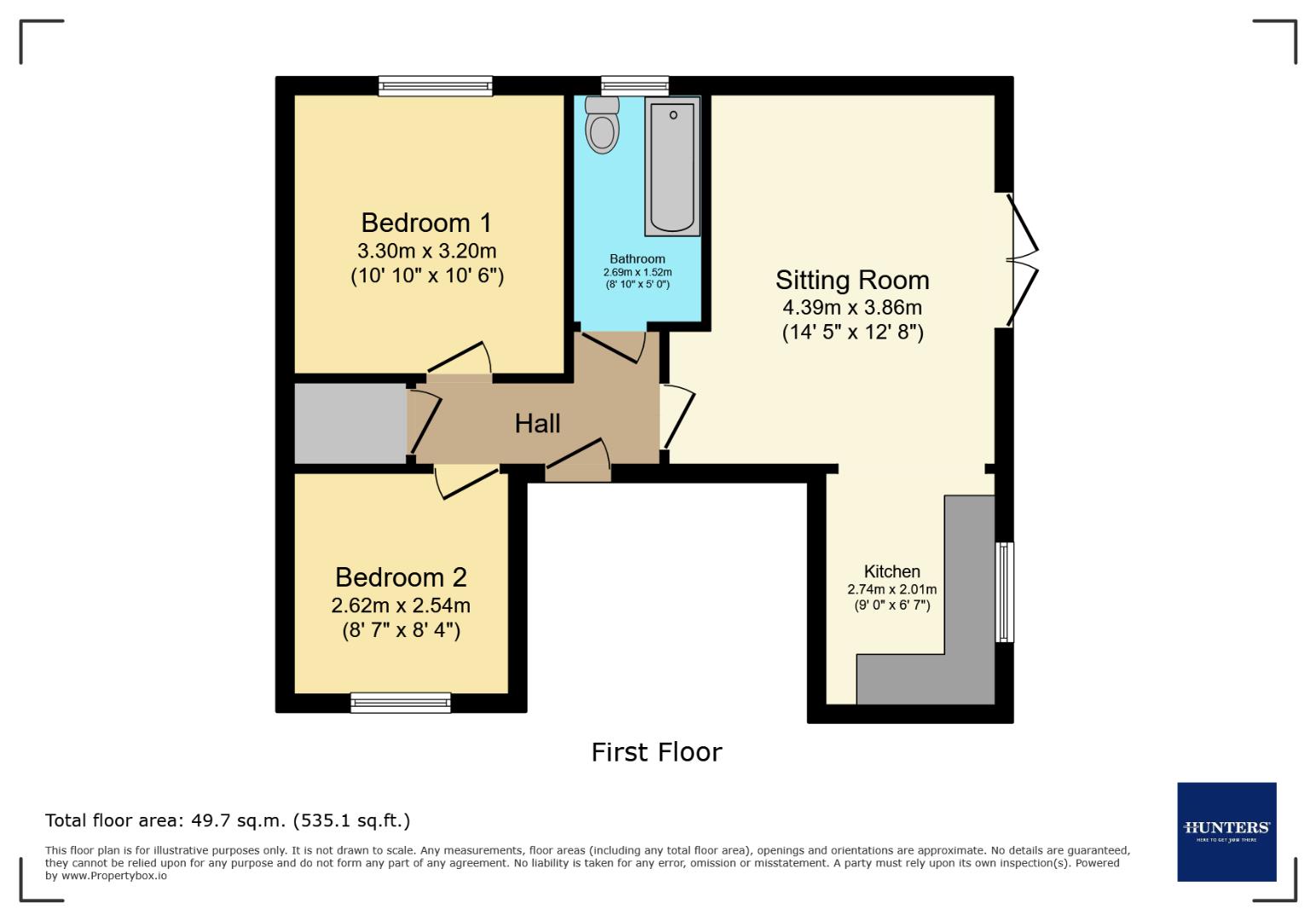 79, Brentwood Grove, Leigh floorplan
