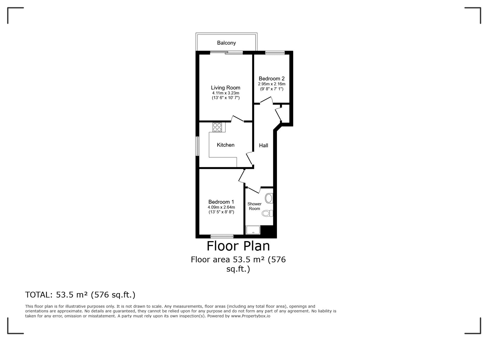 14 Keats Retreat,, Osborne Road, Isle of Wight floorplan