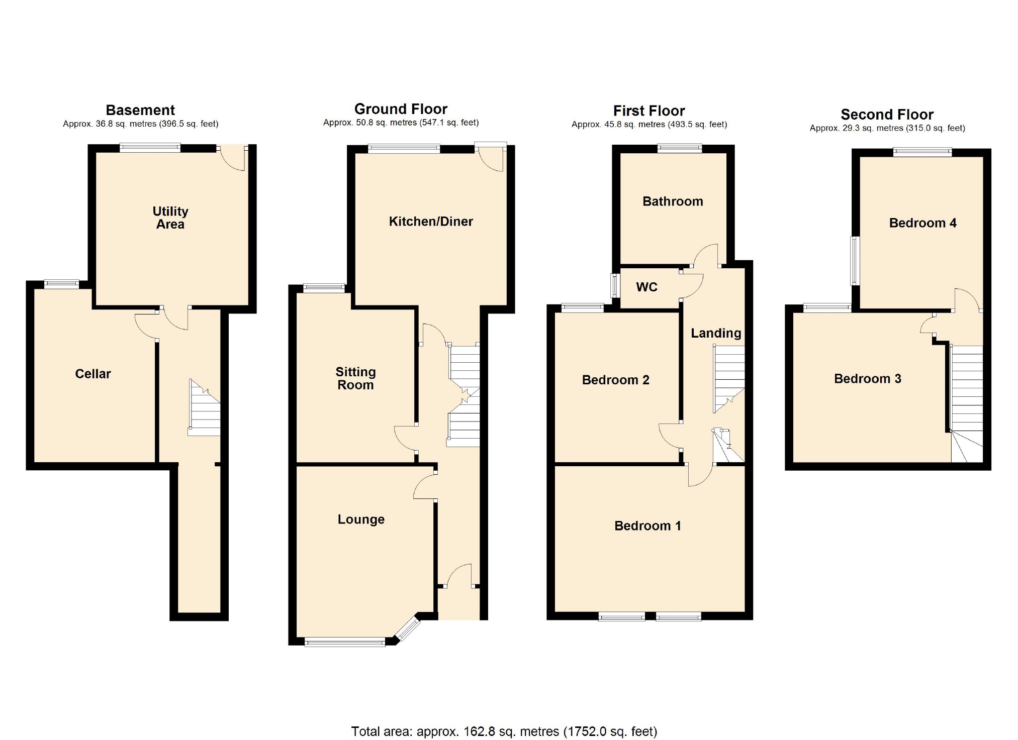 4 Bedrooms Terraced house for sale in Beech Range, Burnage, Manchester M19