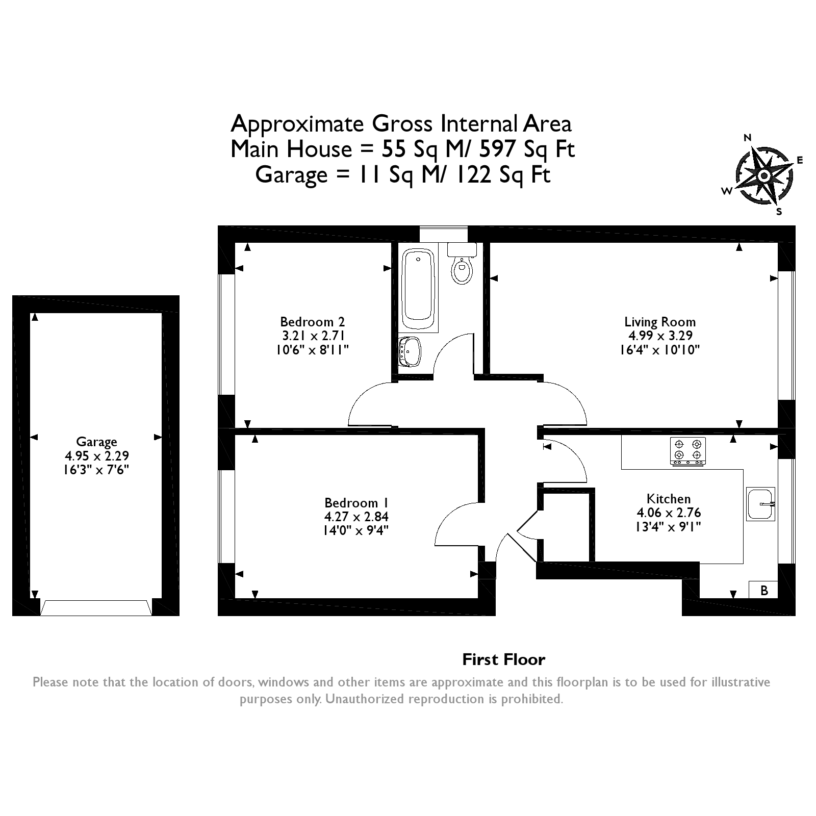 2 Bedrooms Flat for sale in Pemberton Road, East Molesey KT8