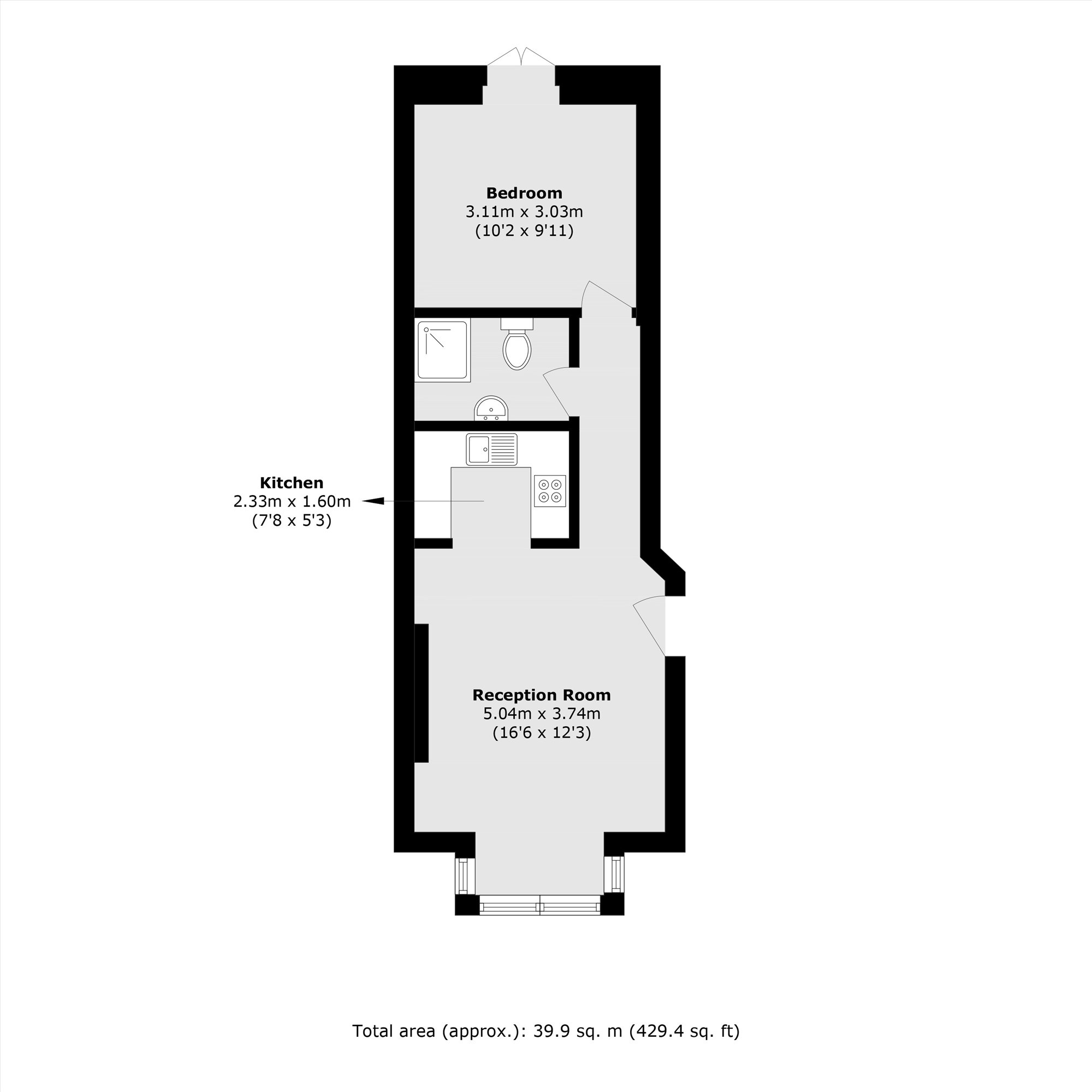 112A, Gordon Road, London floorplan
