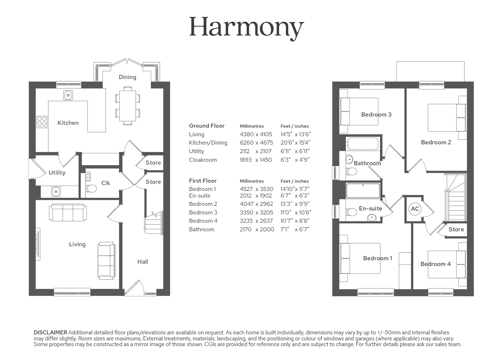 The Harmony, Orchard Meadows, Churchill floorplan