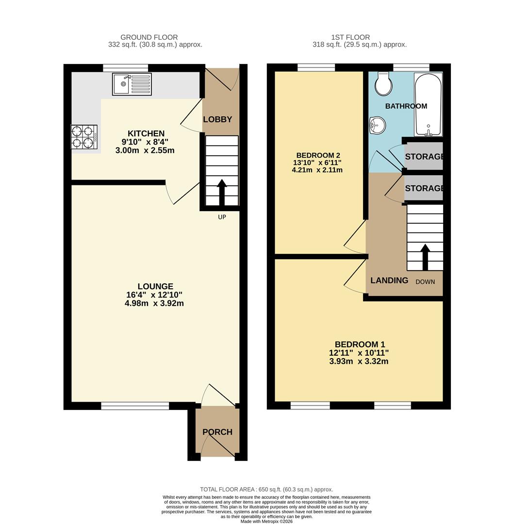 102, Wolsey Way, Leicester floorplan