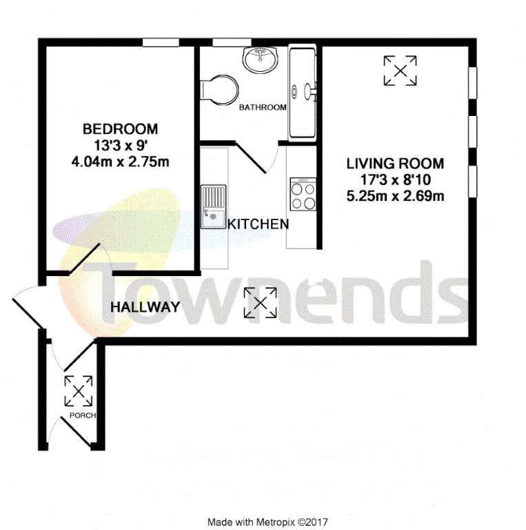 1 Bedrooms Flat to rent in Tower Road, Twickenham TW1