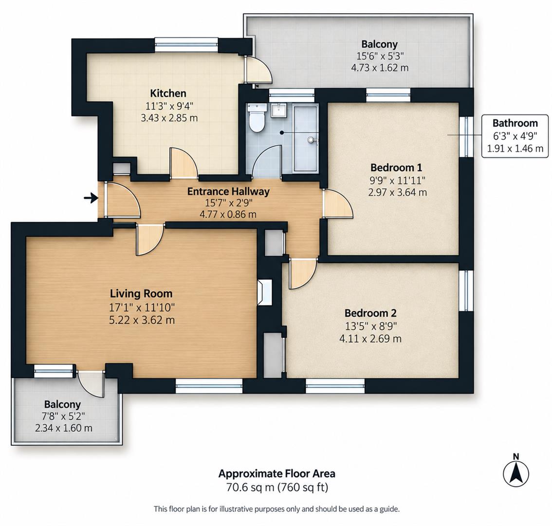 404, Kings Drive, Wembley floorplan