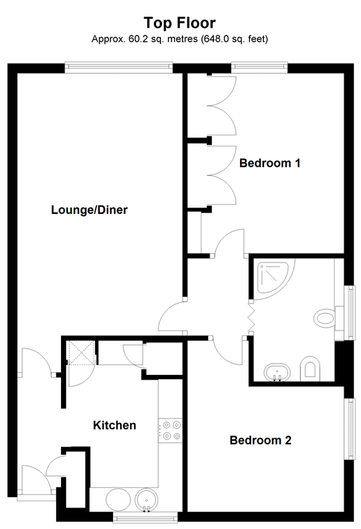 2 Bedrooms Flat for sale in Hillside Road, Whyteleafe, Surrey CR3