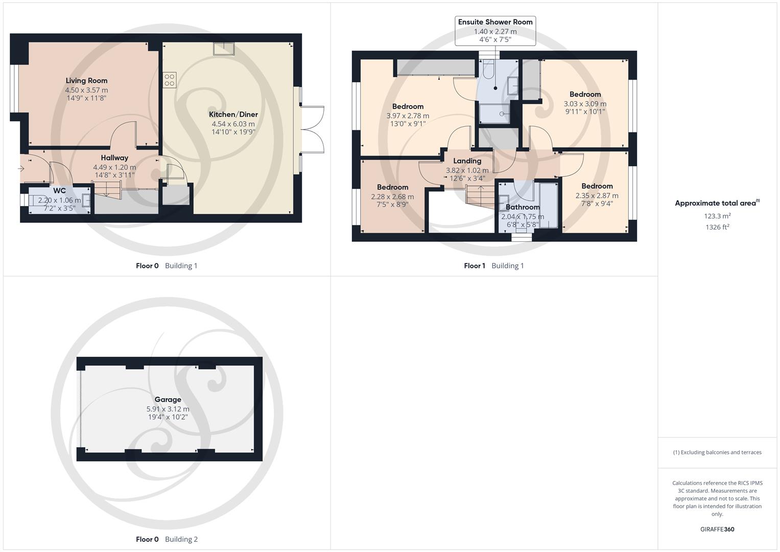 78, Ashbourne Avenue, Leeds floorplan