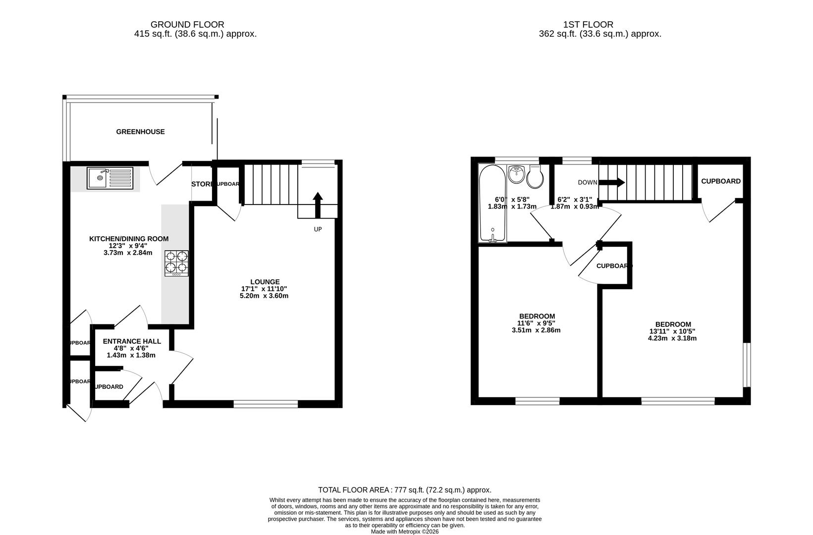 375, Maidstone Road, Rochester floorplan