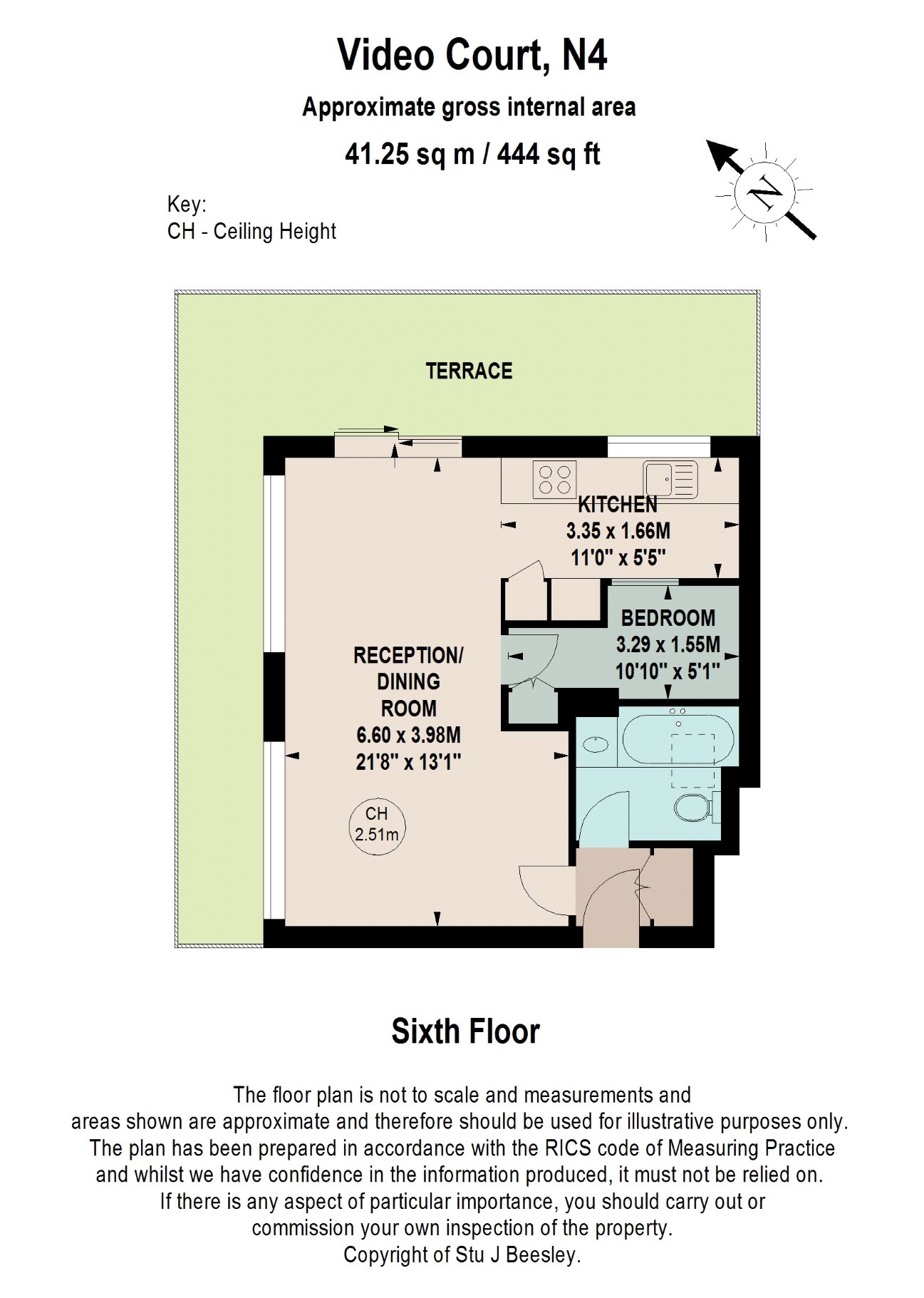 Video Court, Crouch Hill floorplan