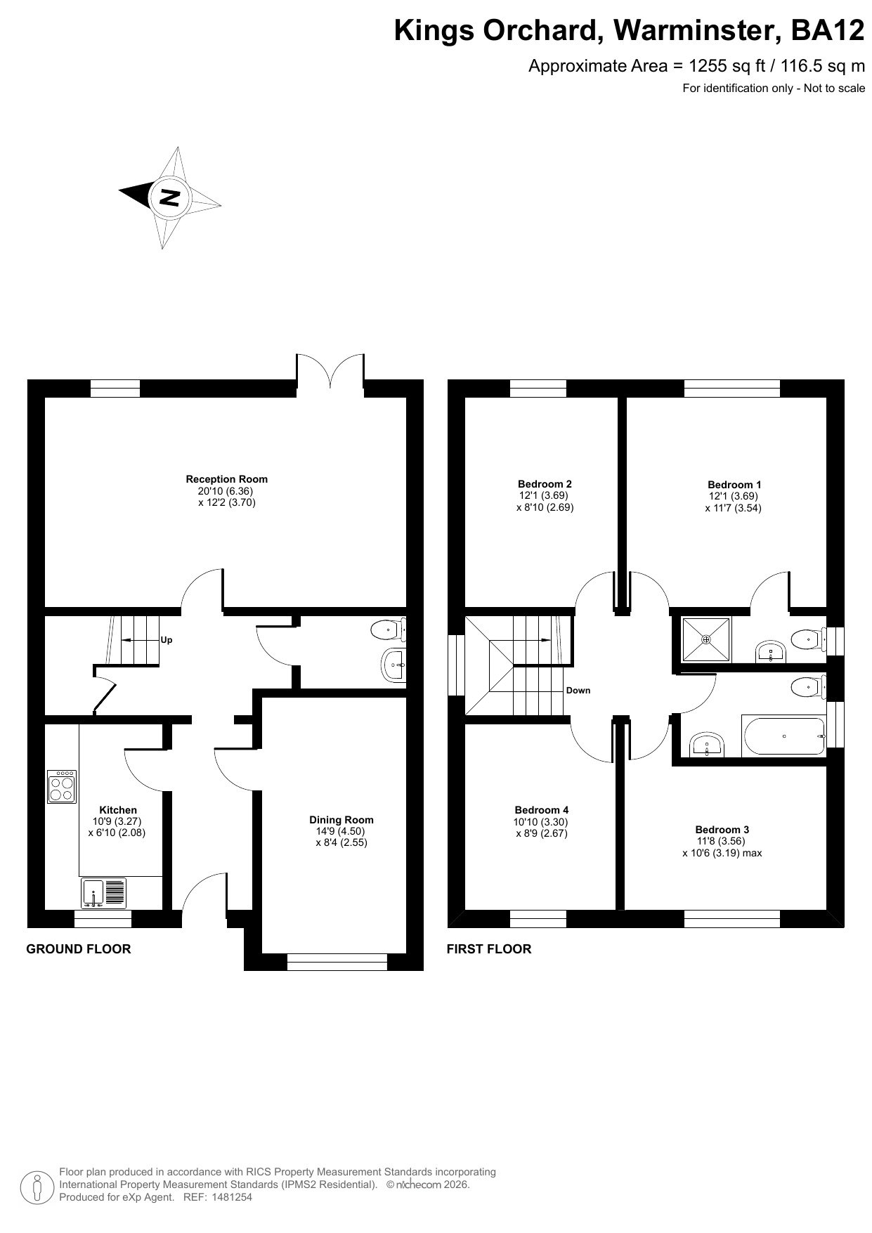 1, Kings Orchard, Warminster floorplan