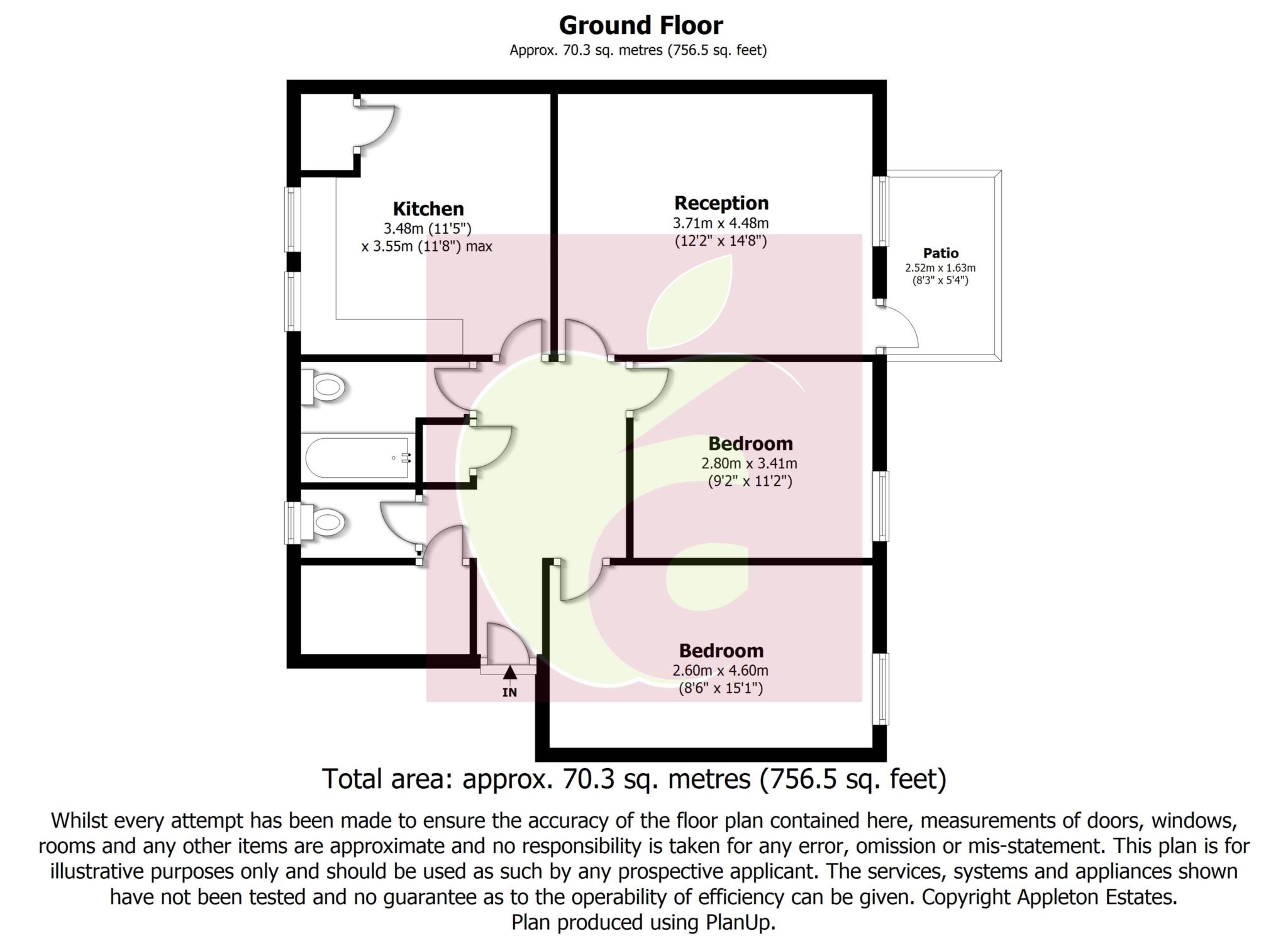 2 Bedrooms Flat to rent in Windmill Grove, Croydon CR0