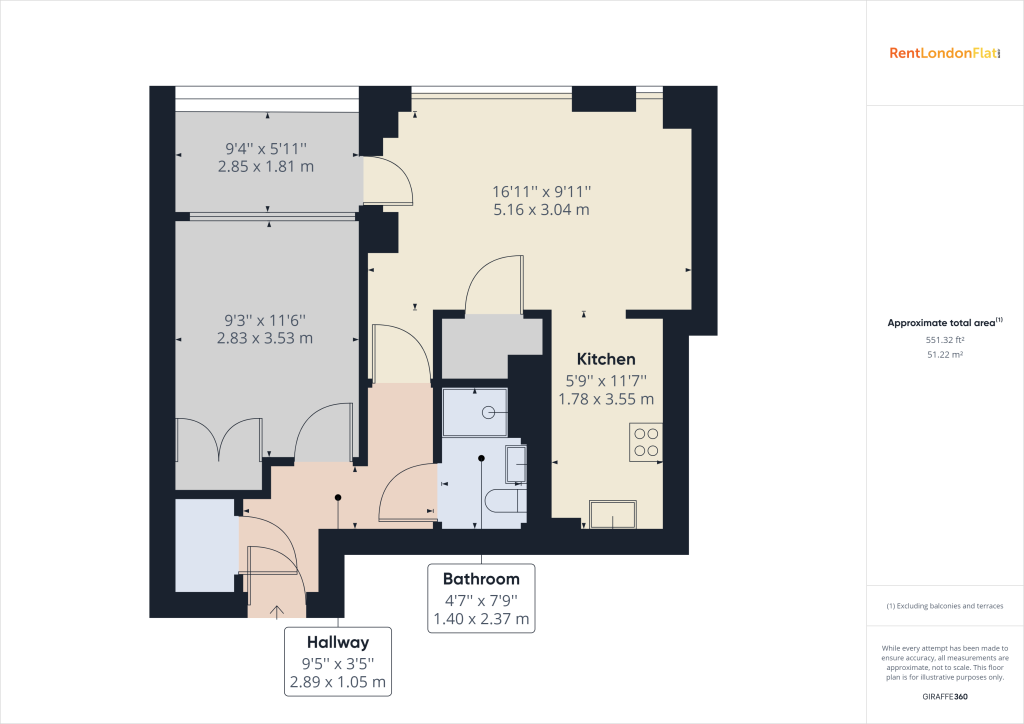 Silvocea Way, Canary Wharf floorplan