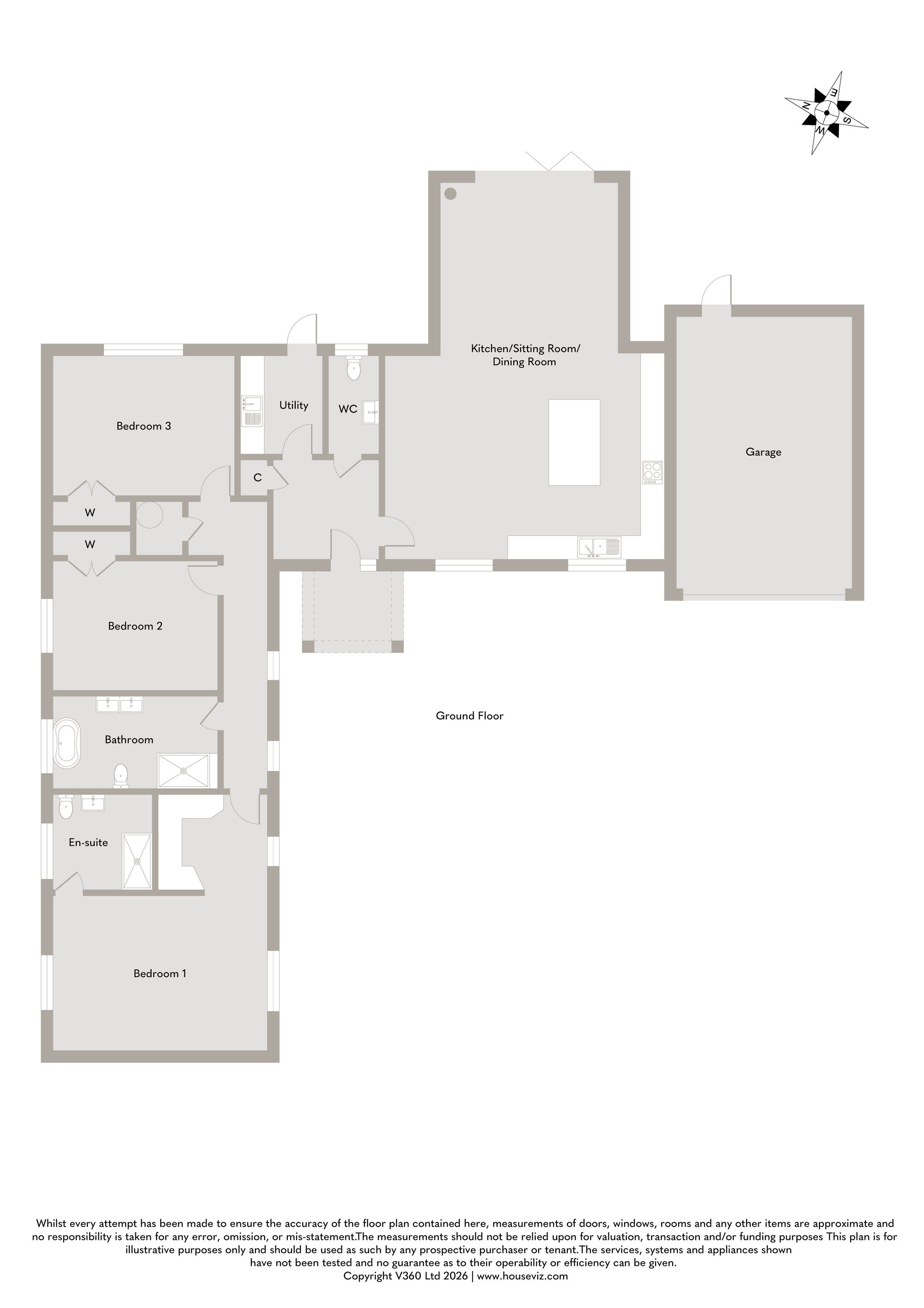 Plot 1, The Old Farmyard, Baconsthorpe floorplan