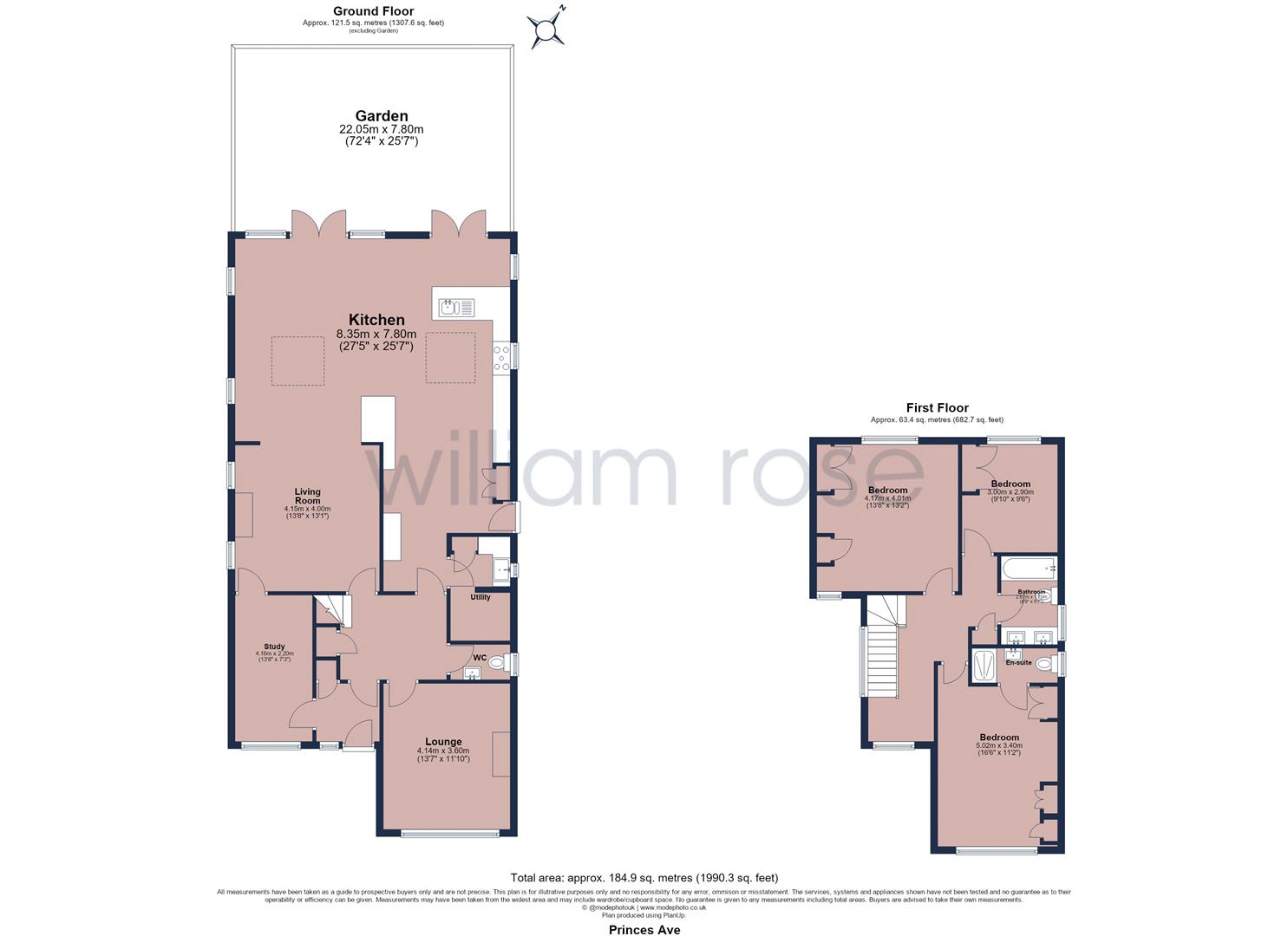 19, Princes Avenue, Woodford Green floorplan