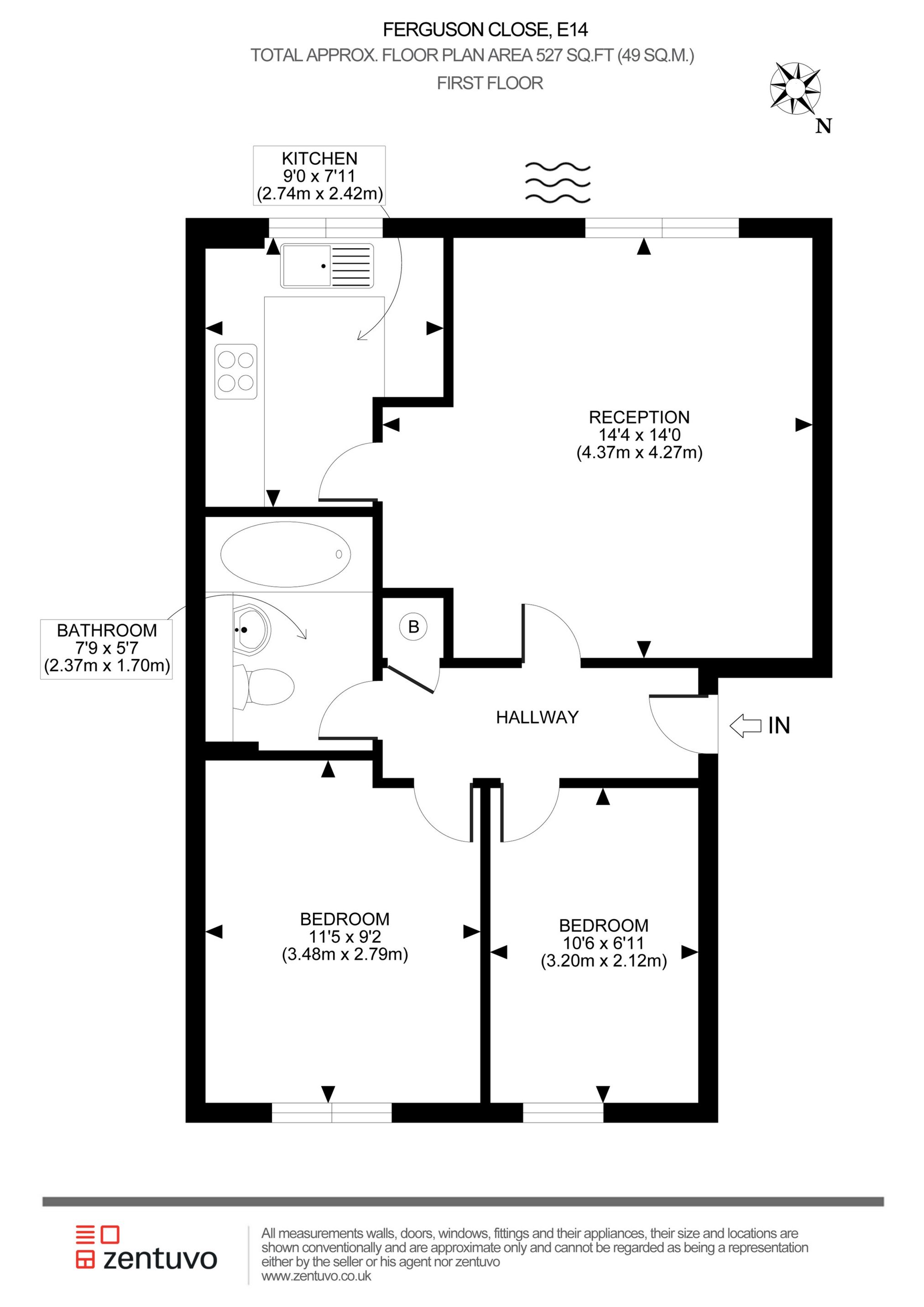 2 Bedrooms Flat to rent in Ferguson Close, Ferguson Close, Mudchute E14