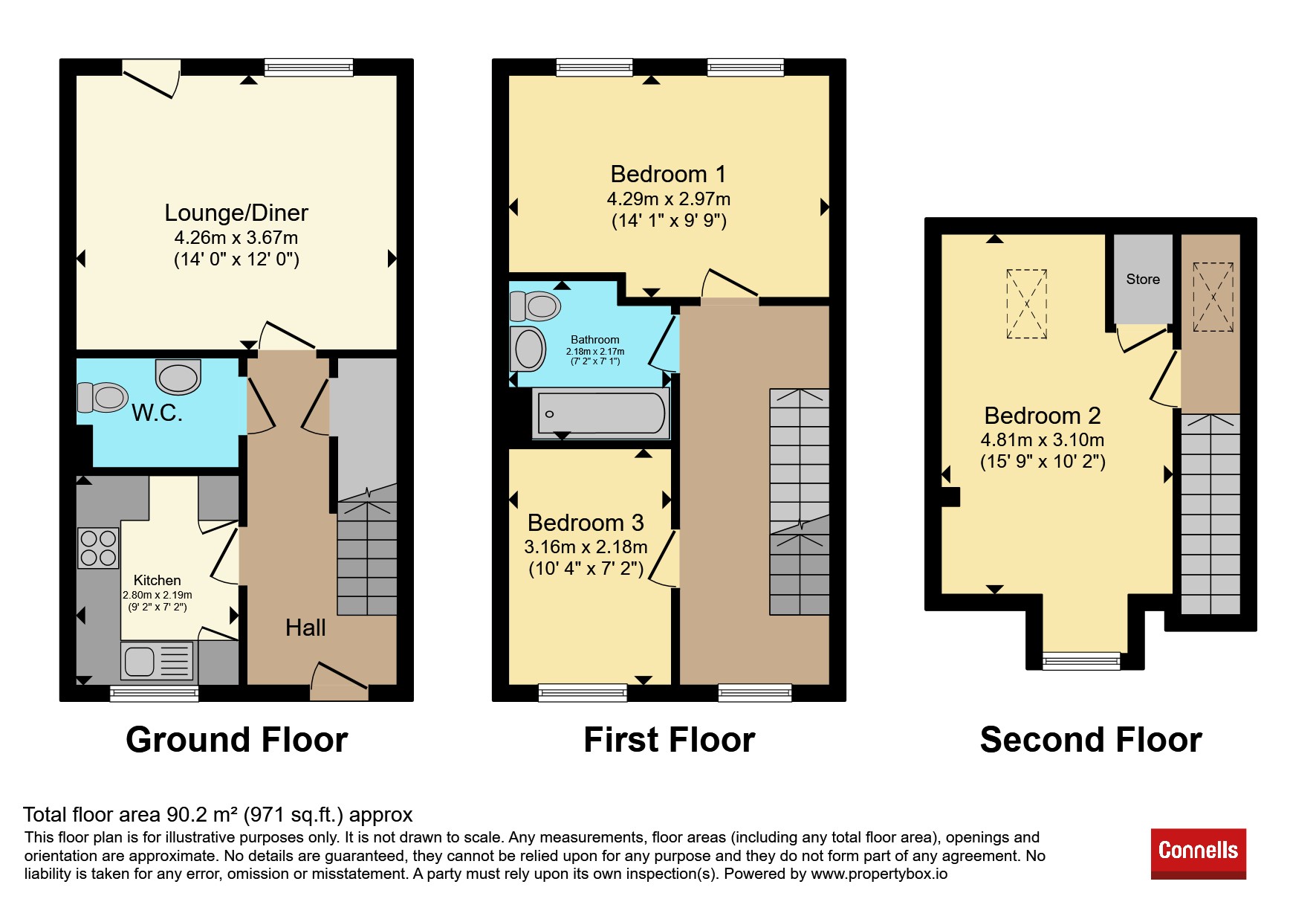 18, Mary Price Close, Oxford floorplan