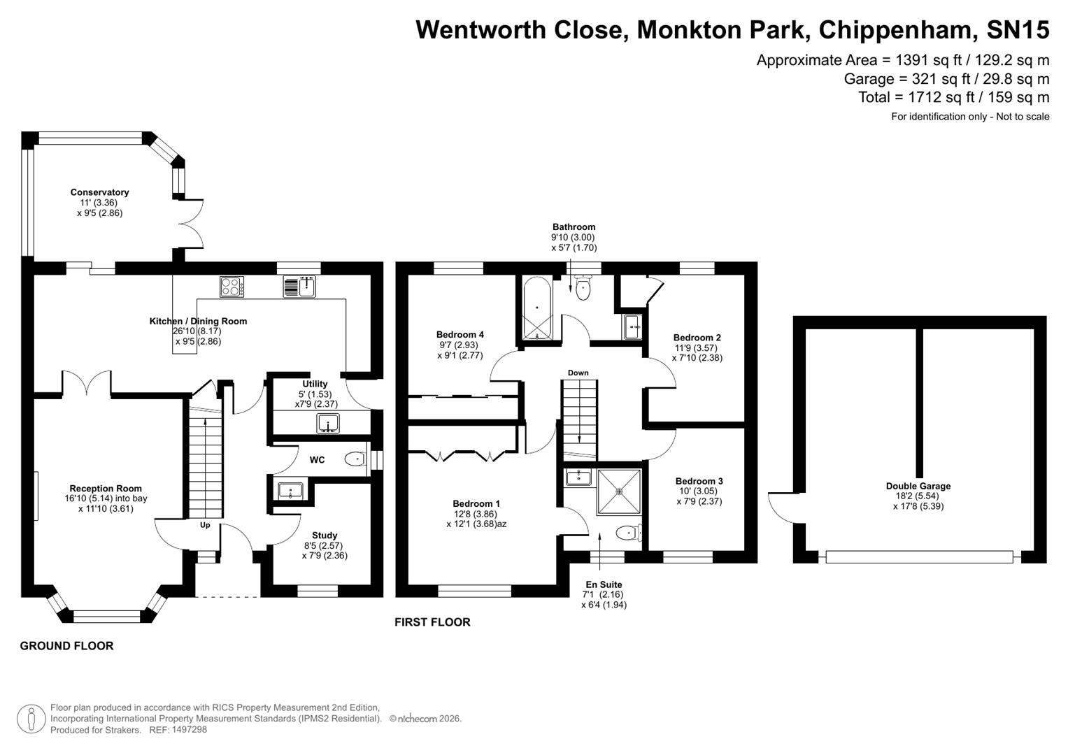 8, Wentworth Close, Chippenham floorplan