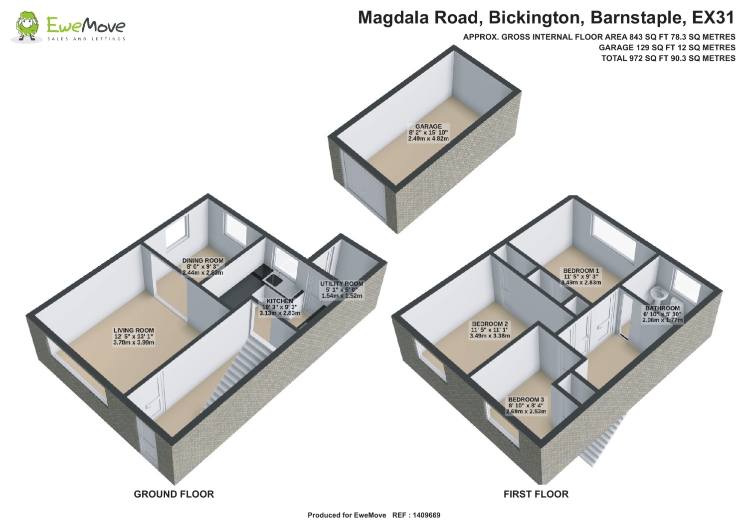 21, Magdala Road, Barnstaple floorplan
