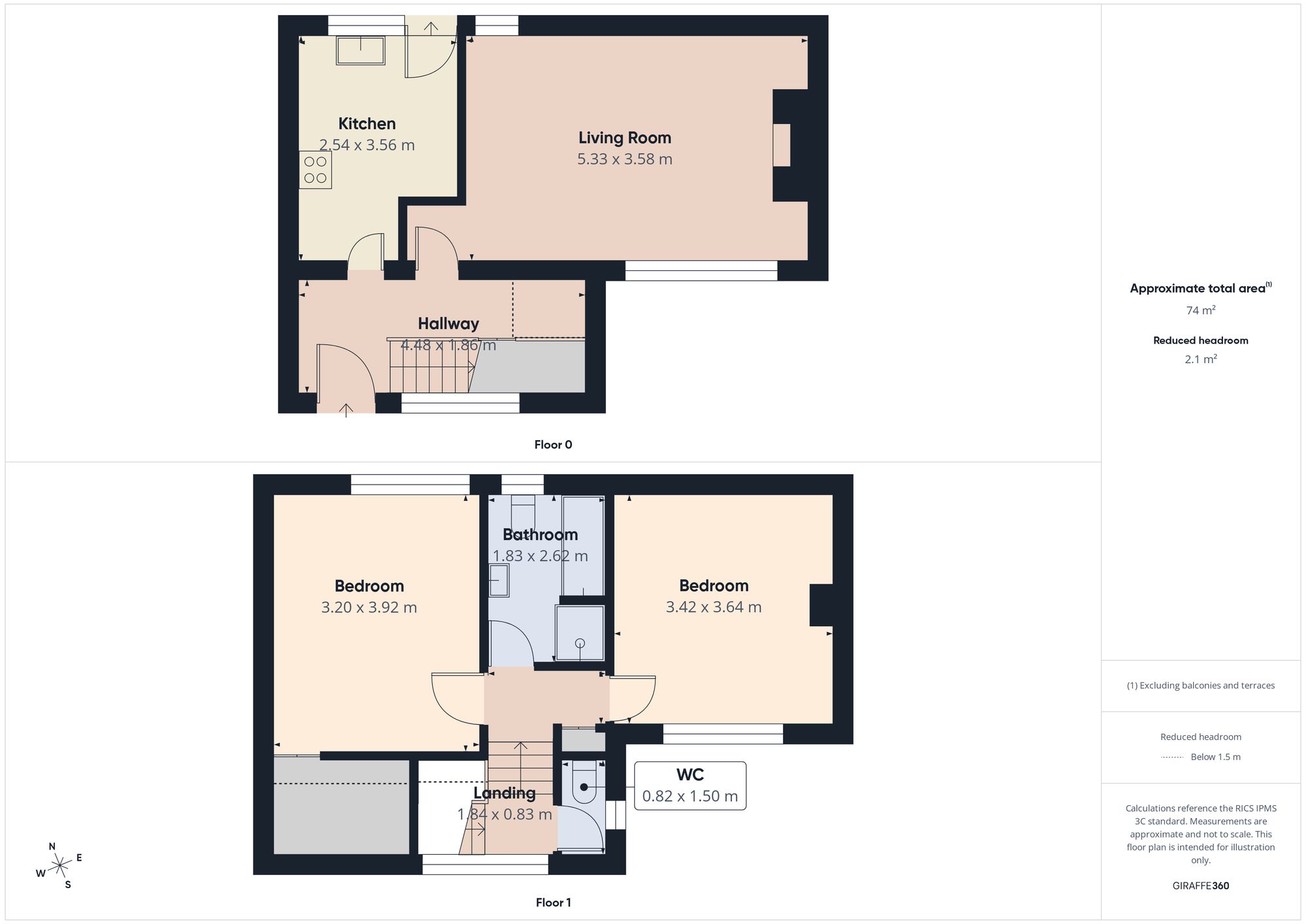 53 Cedars Green, Gateshead floorplan