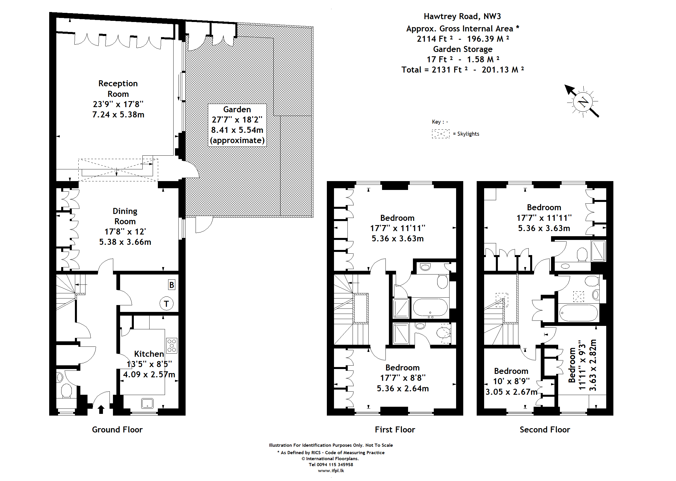 Hawtrey Road, London floorplan
