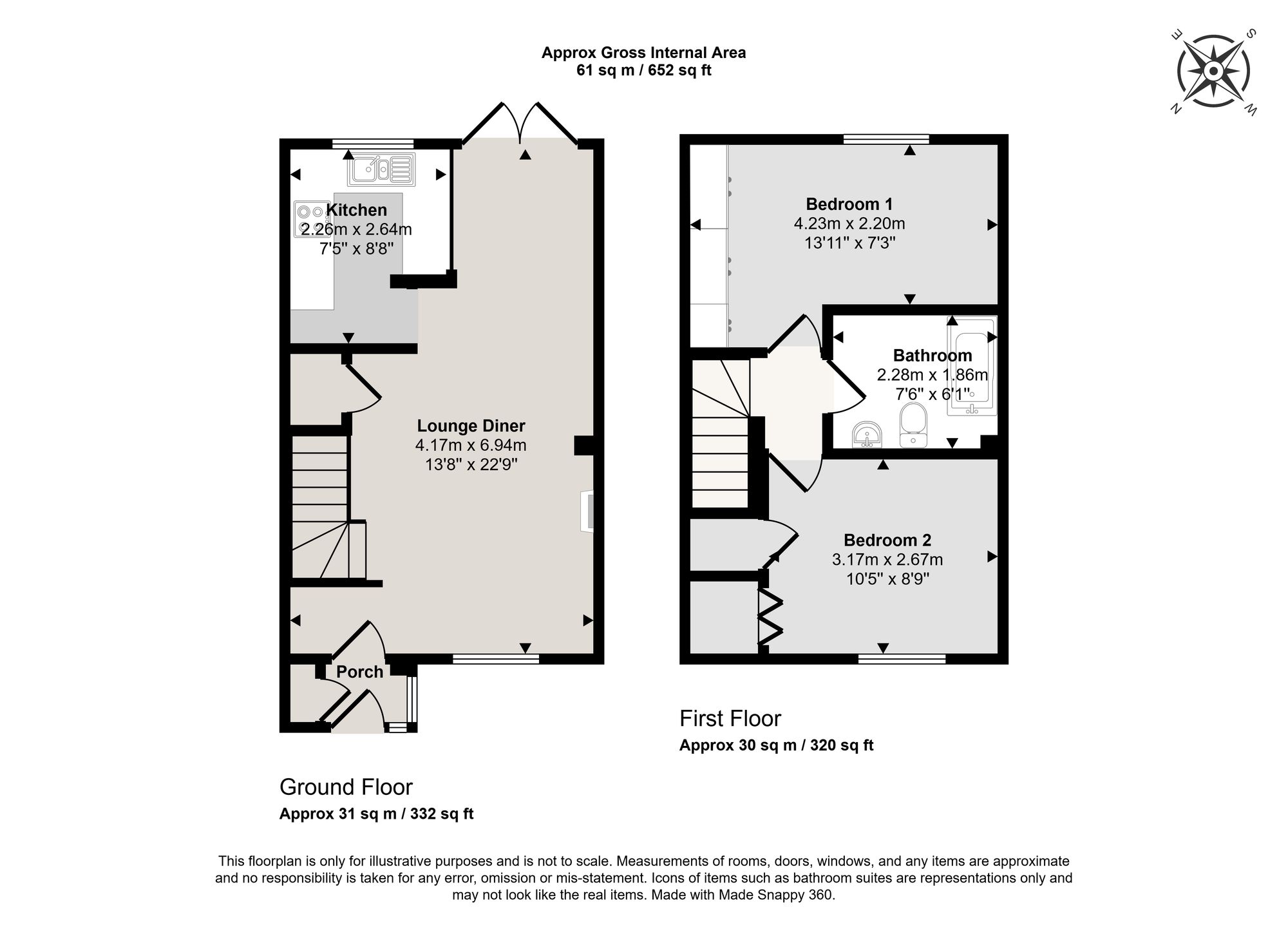 6 Annisdale Close, Manchester floorplan